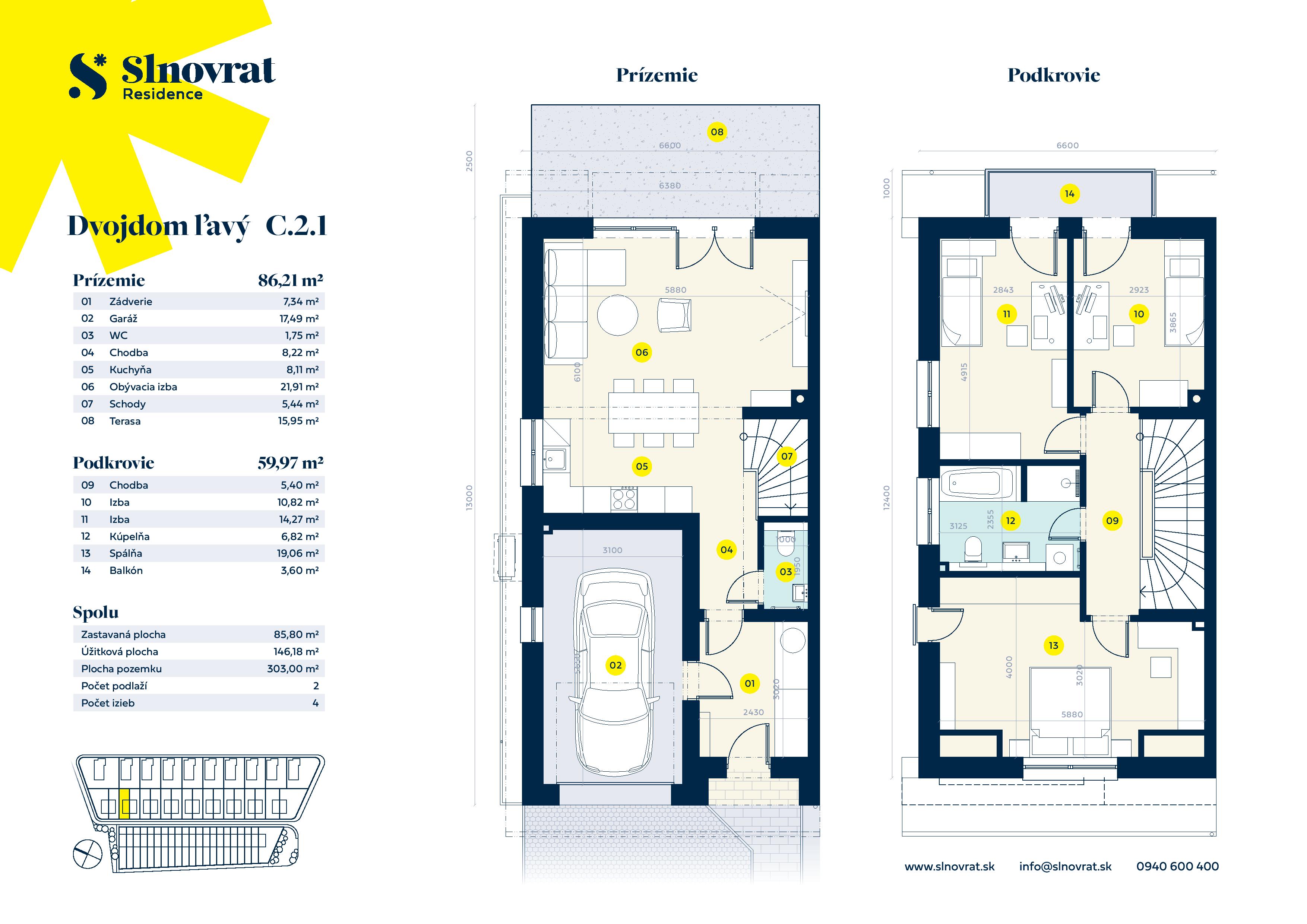 Slnovrat Residence - C.2.1 - Pôdorys