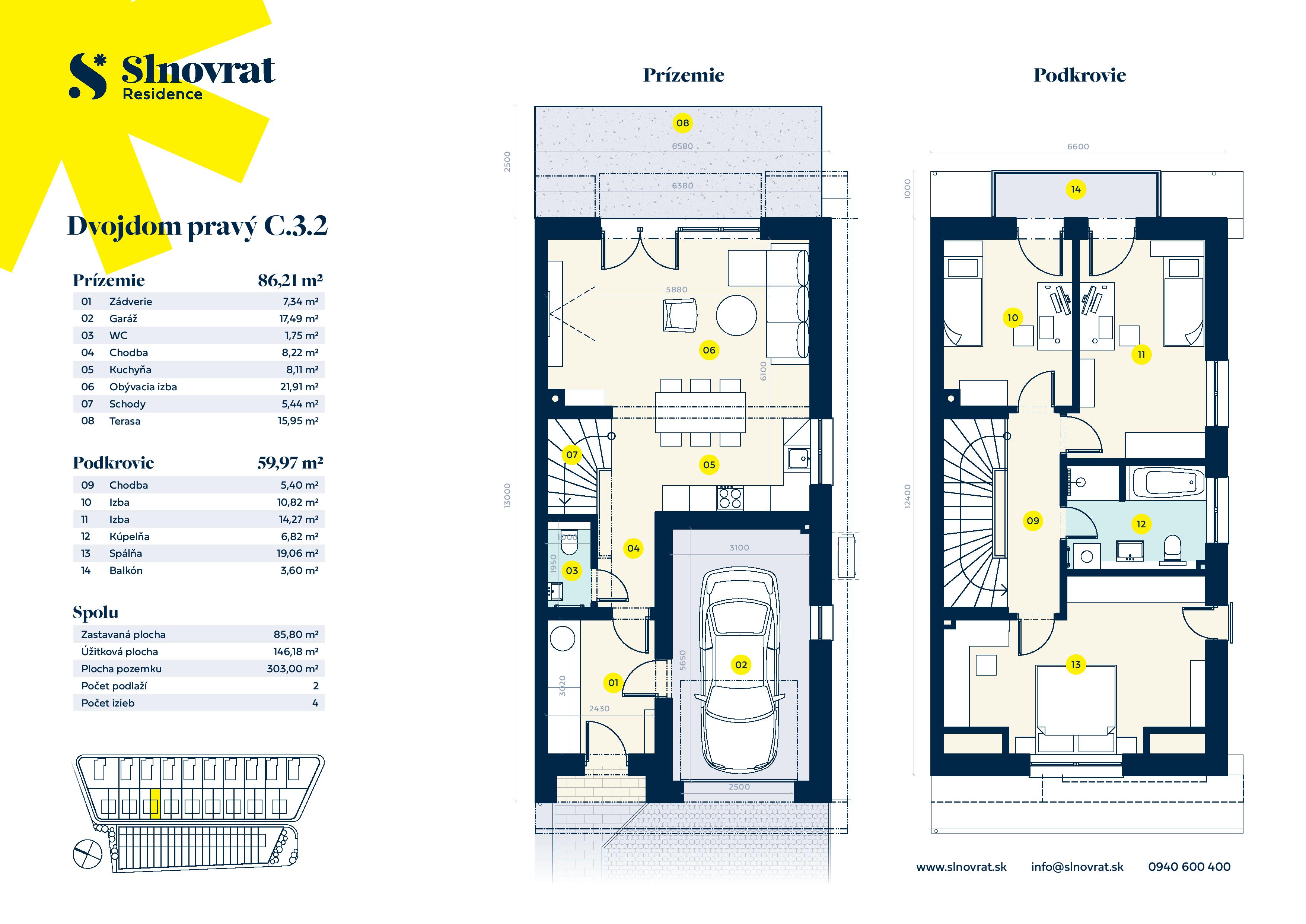 Slnovrat Residence - C.3.2 - Pôdorys