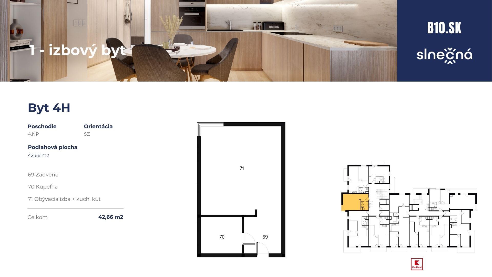 Rezidencia Slnečná - 4H - Pôdorys