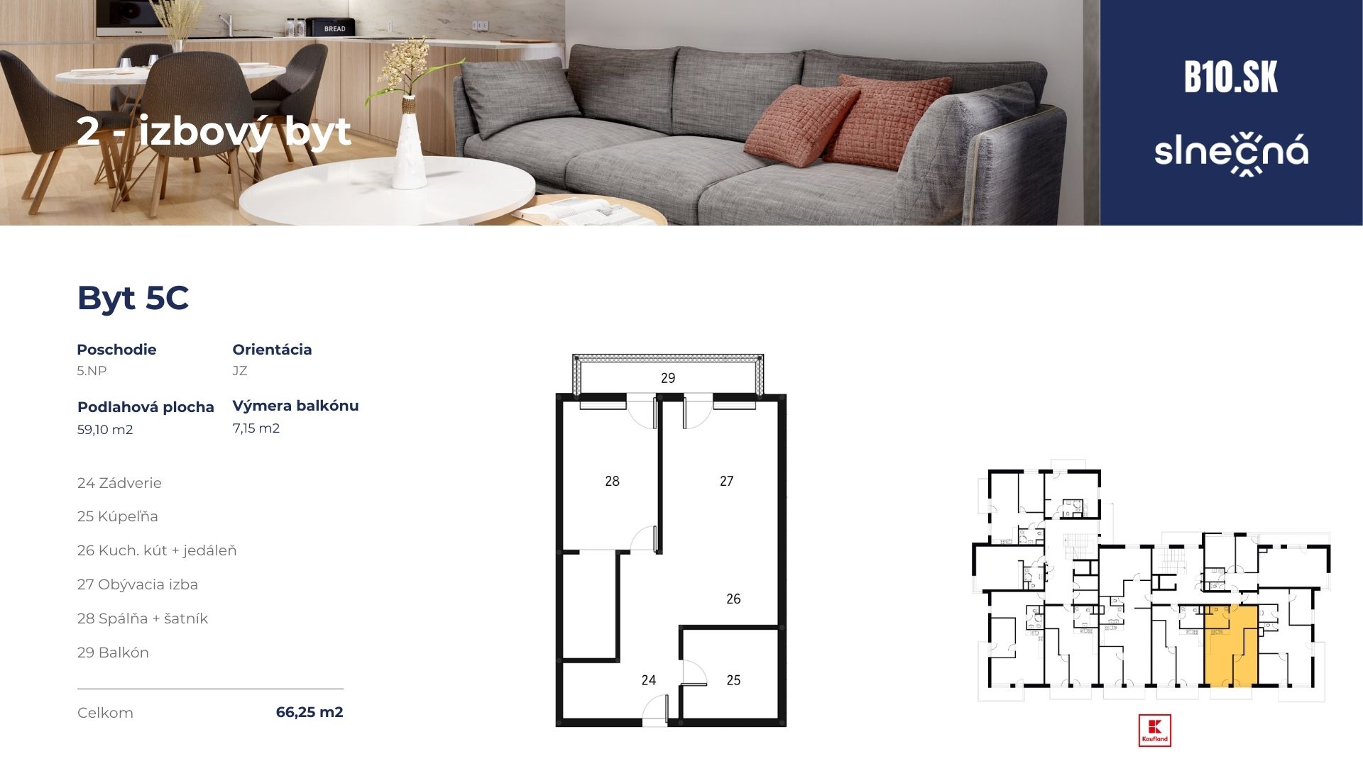 Rezidencia Slnečná - 5C - Pôdorys