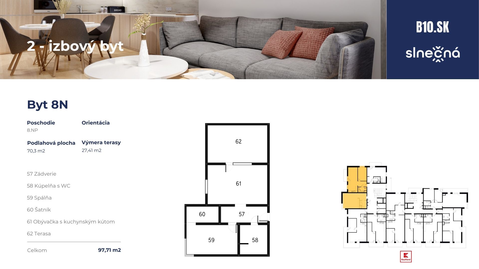 Rezidencia Slnečná - 8N - Pôdorys