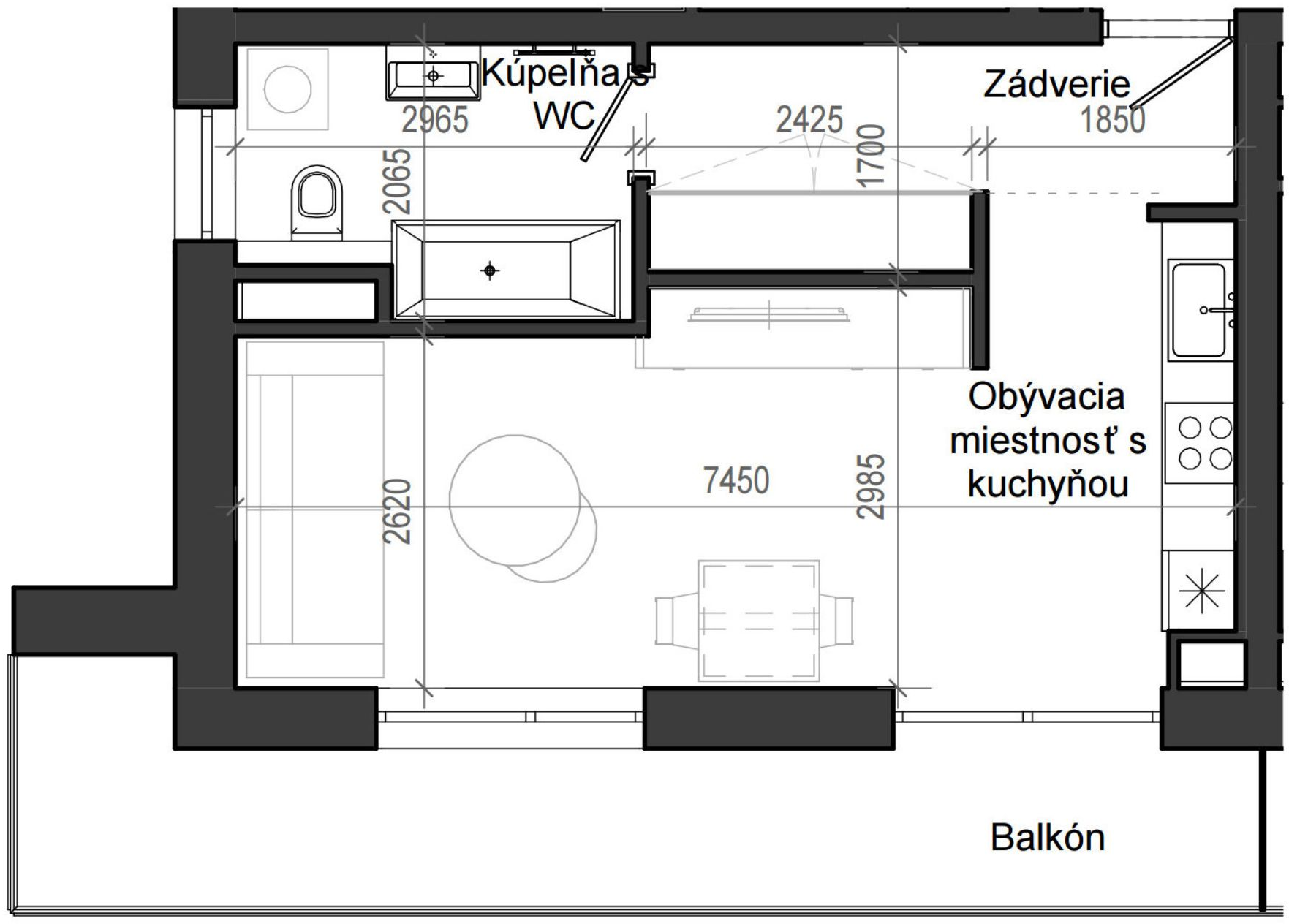 Istrica - B13 – 6B - Pôdorys