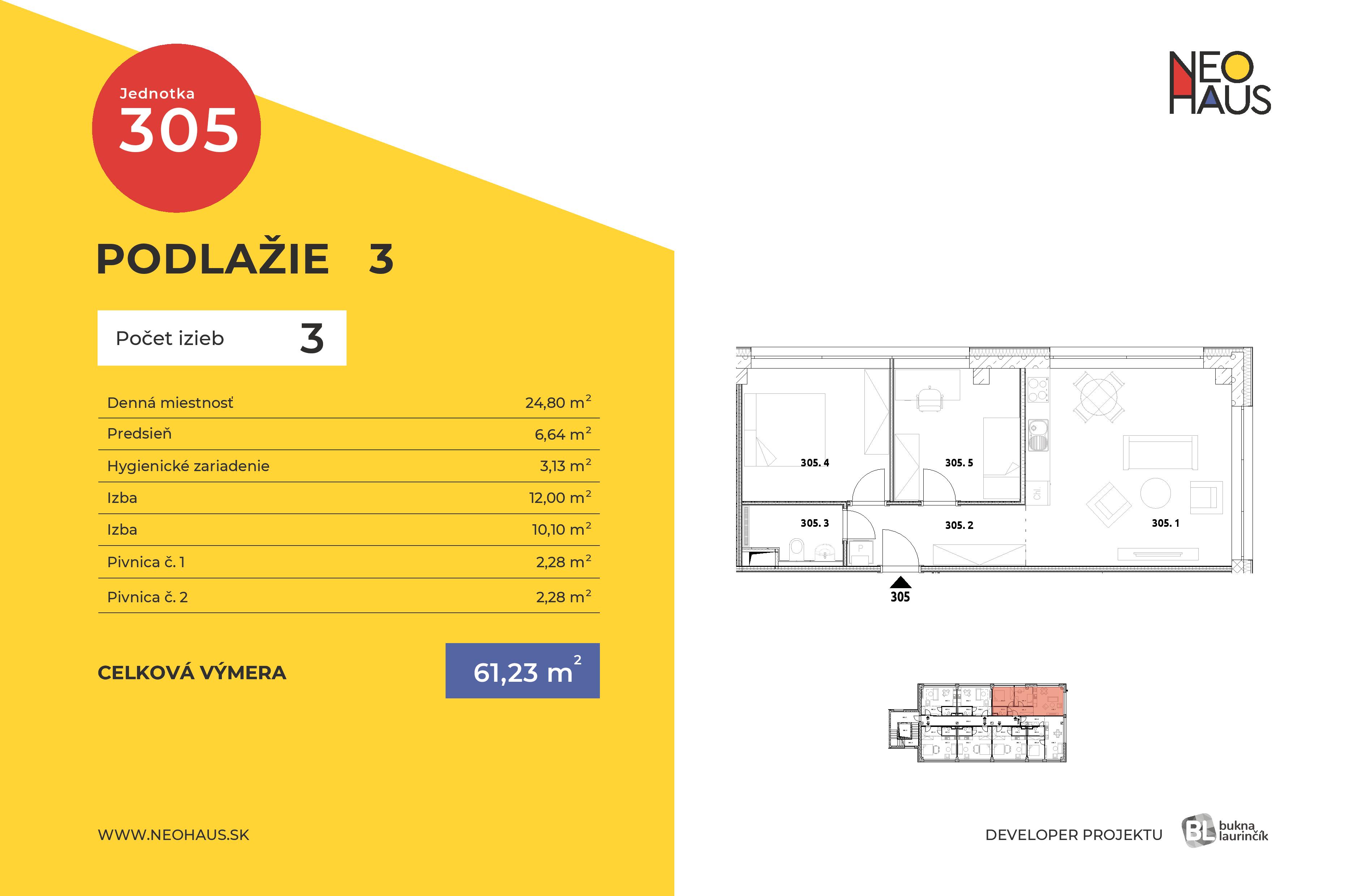 Neohaus - 305 - Pôdorys