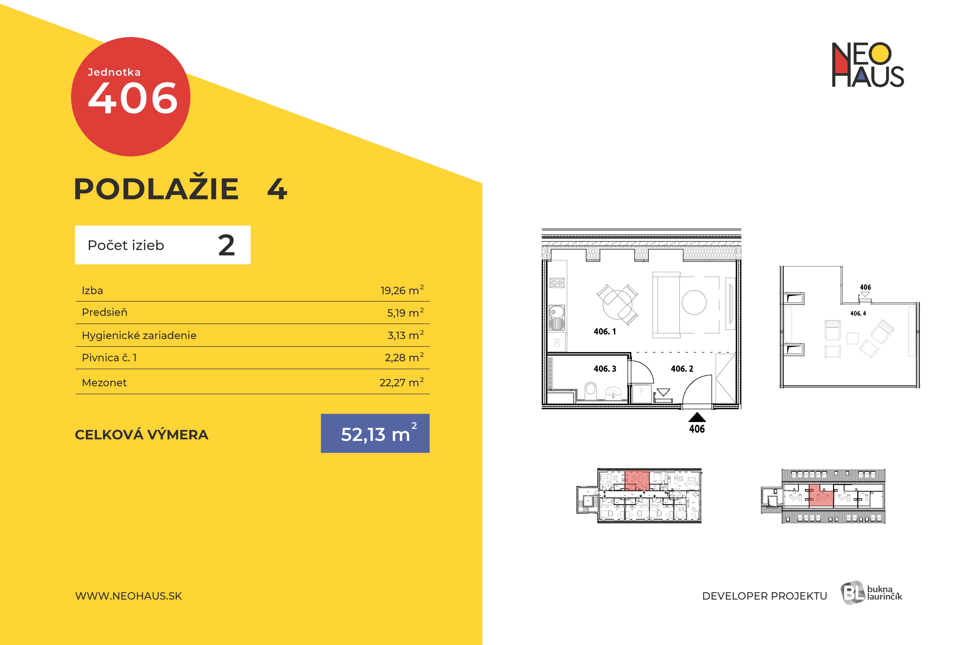 Neohaus - 406 - Pôdorys