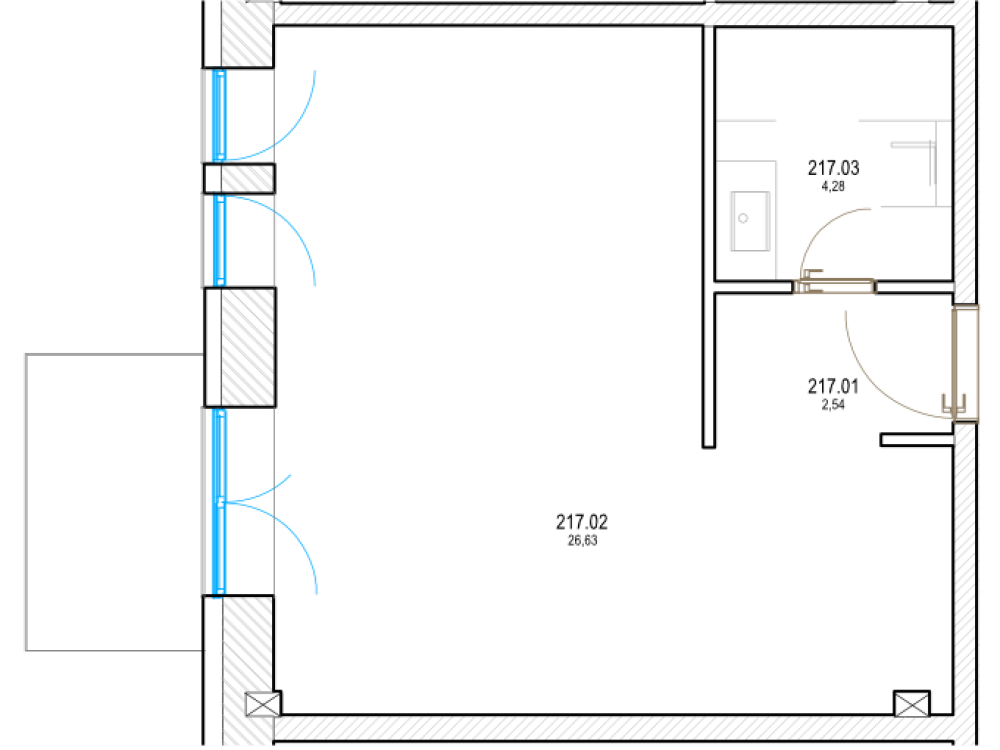 Pri Hrone - 217 - Pôdorys