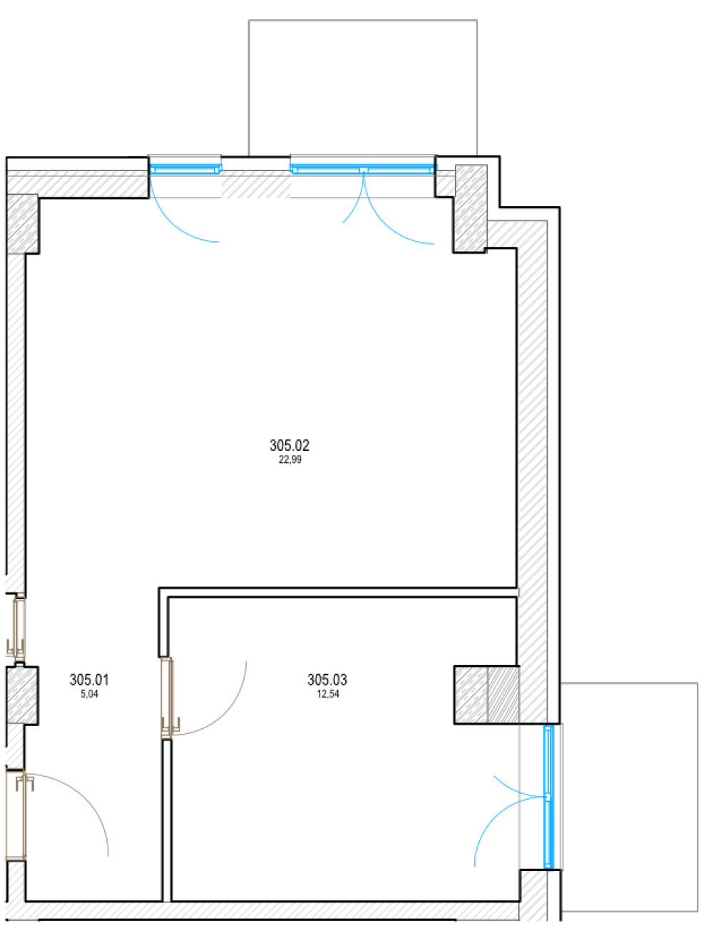 Pri Hrone - 305 - Pôdorys