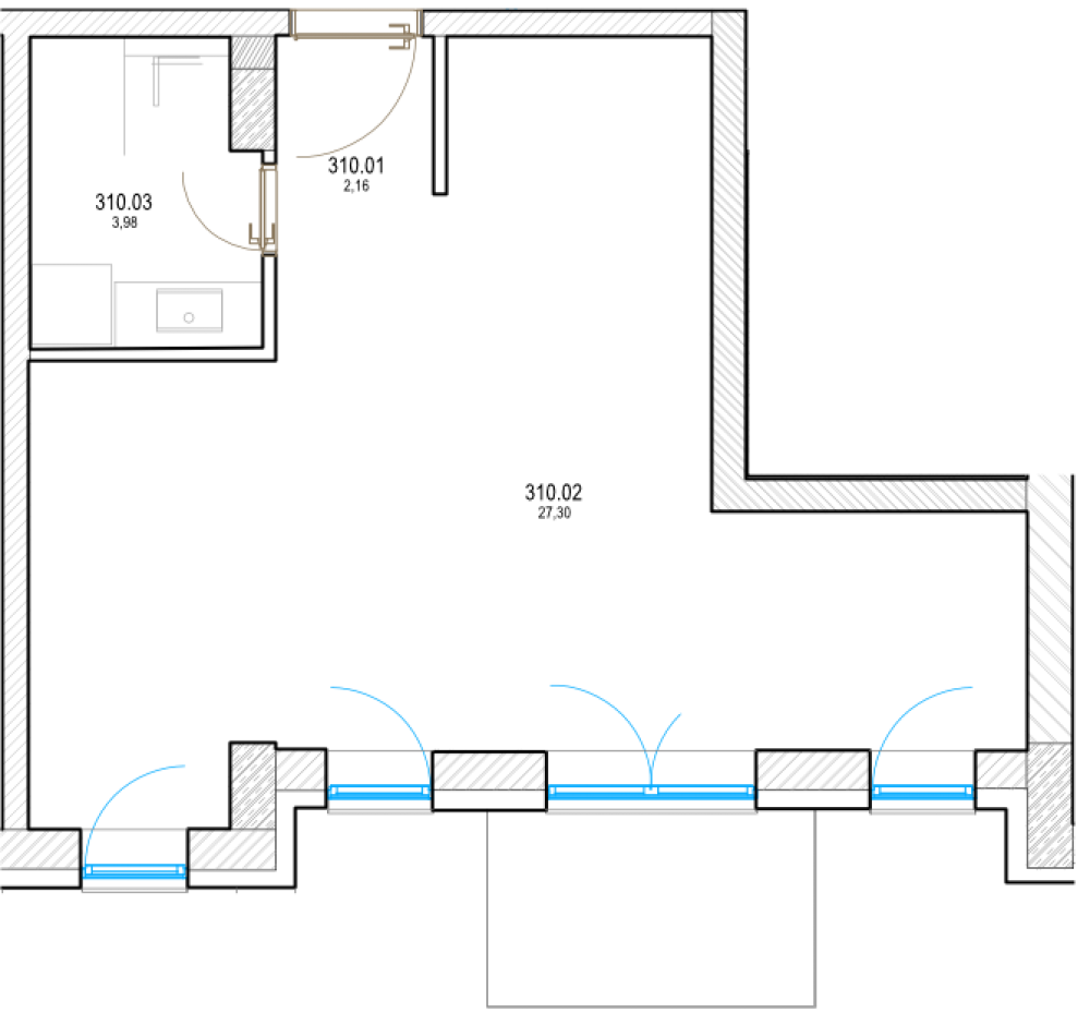 Pri Hrone - 310 - Pôdorys