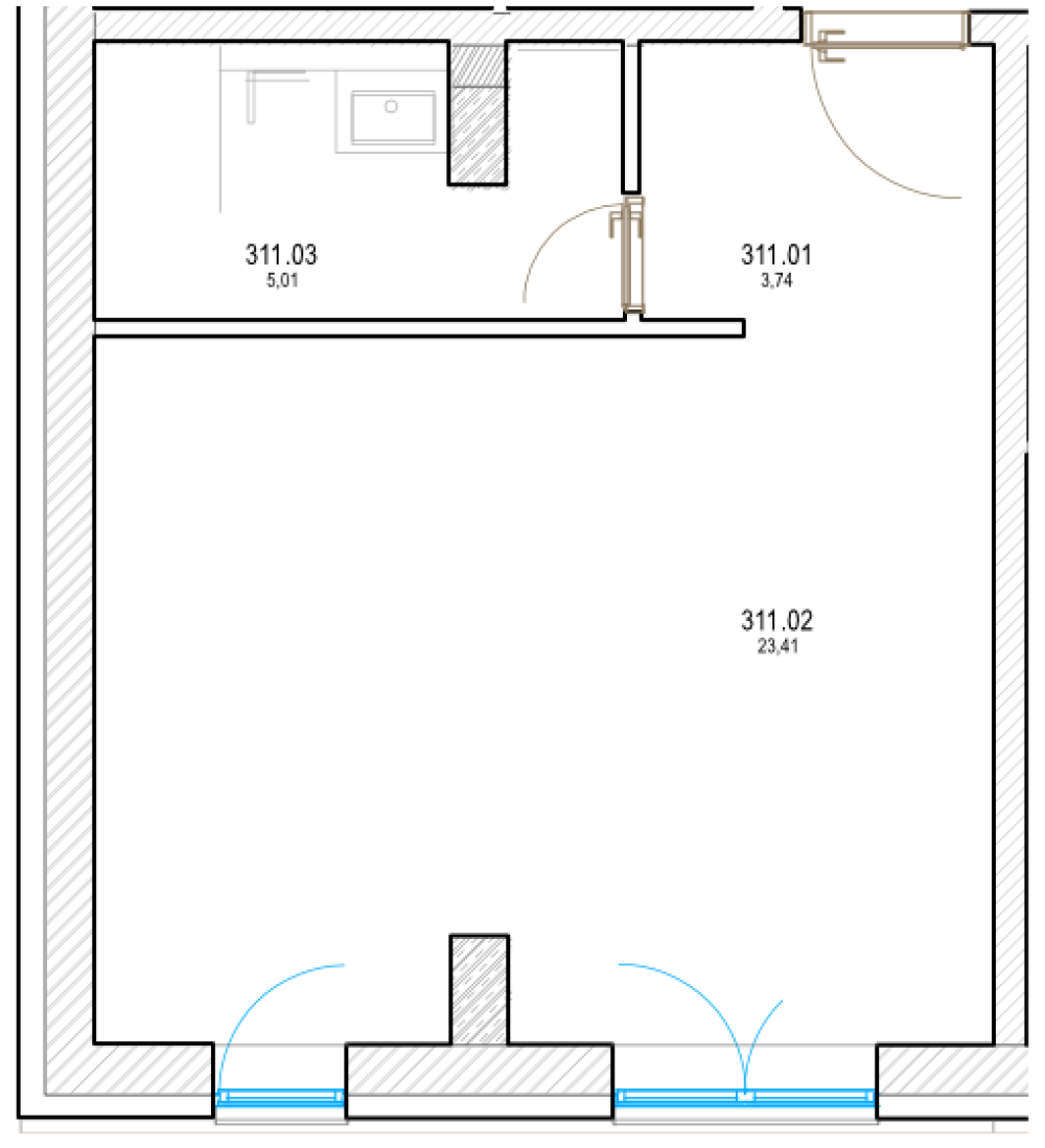 Pri Hrone - 311 - Pôdorys