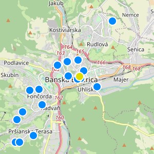 Rezidencia Horná 23 - map