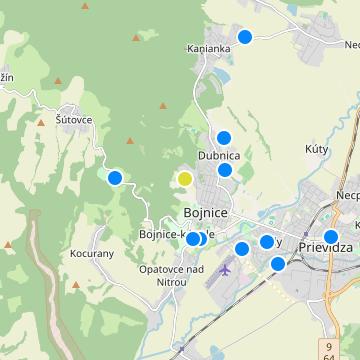 Vyhliadka Bojnice - map