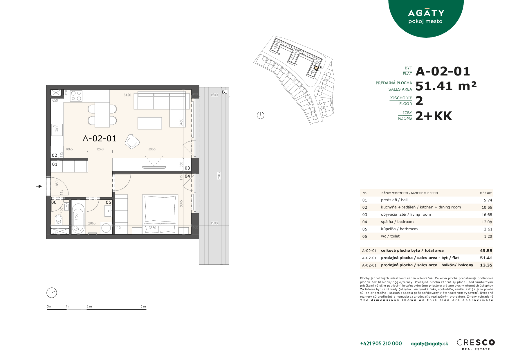 Agáty - A-02-01 - Pôdorys