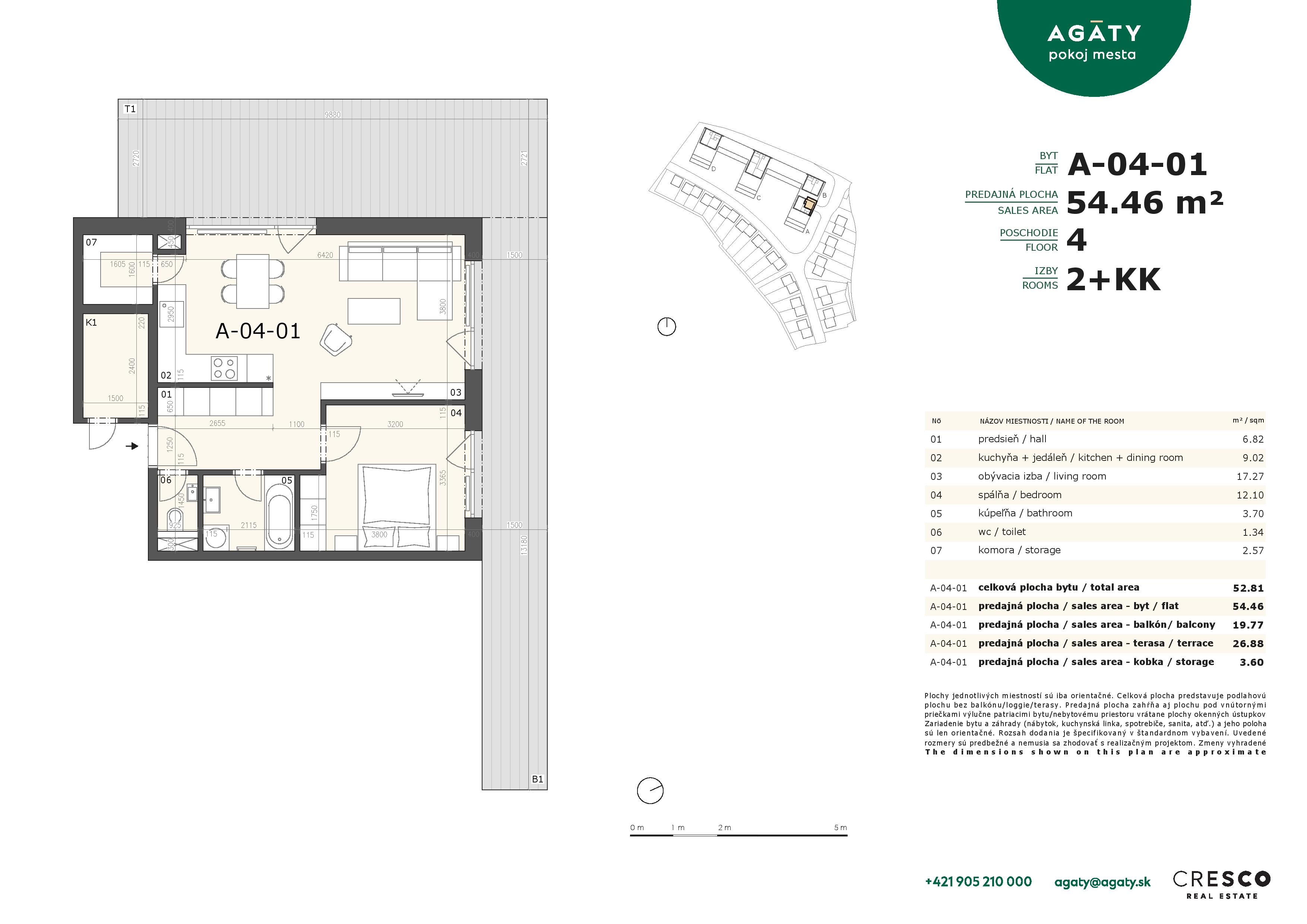 Agáty - A-04-01 - Pôdorys