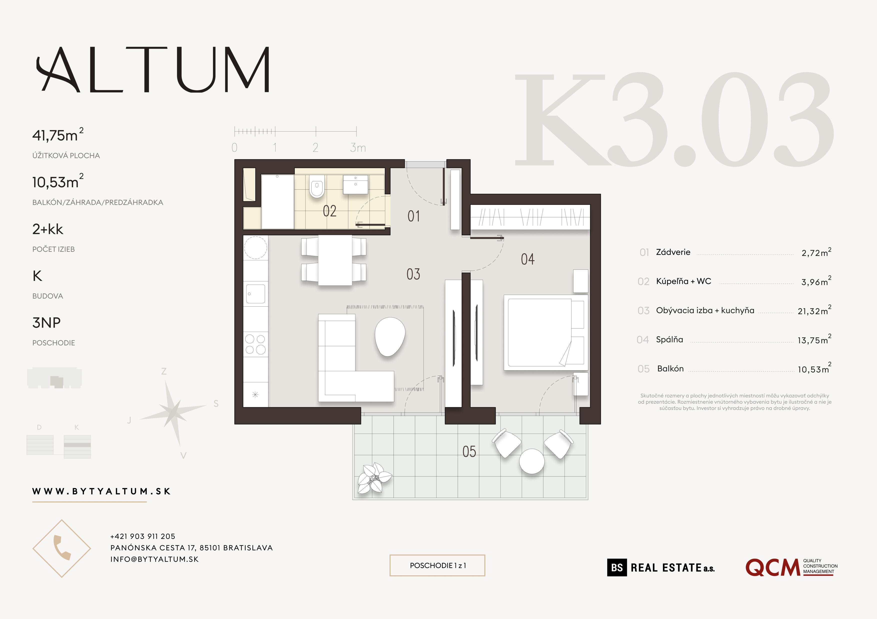 Altum - K3.03 - Pôdorys