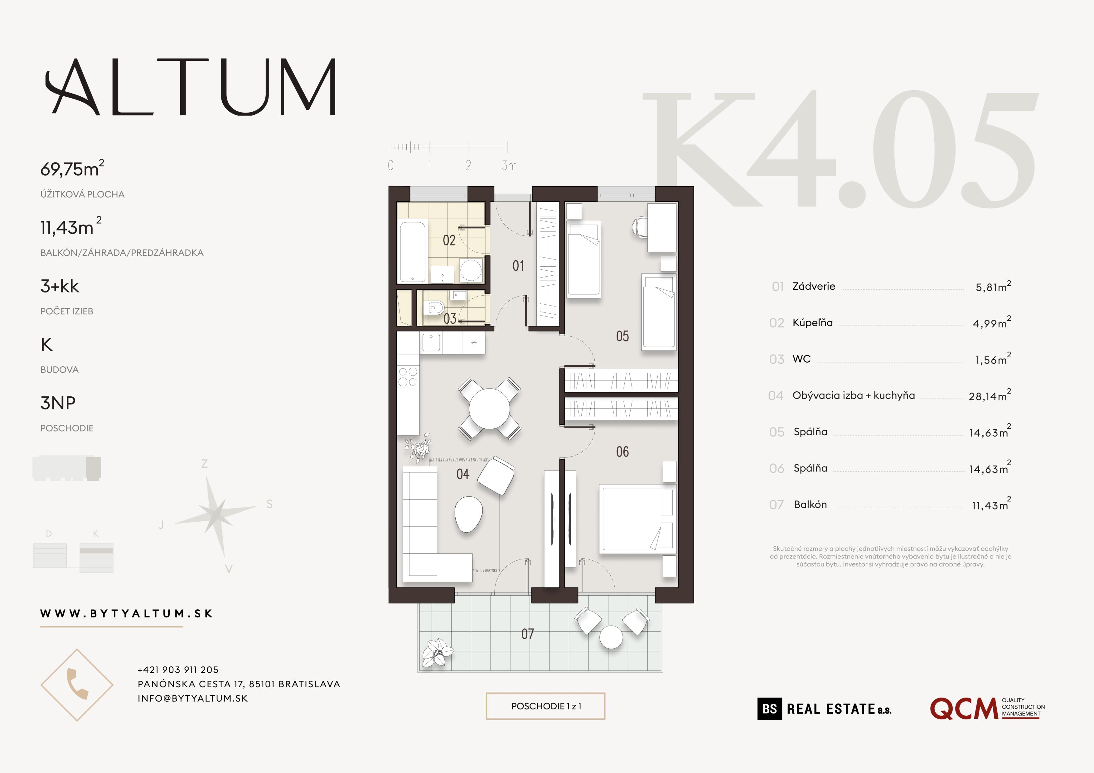Altum - K4.05 - Pôdorys