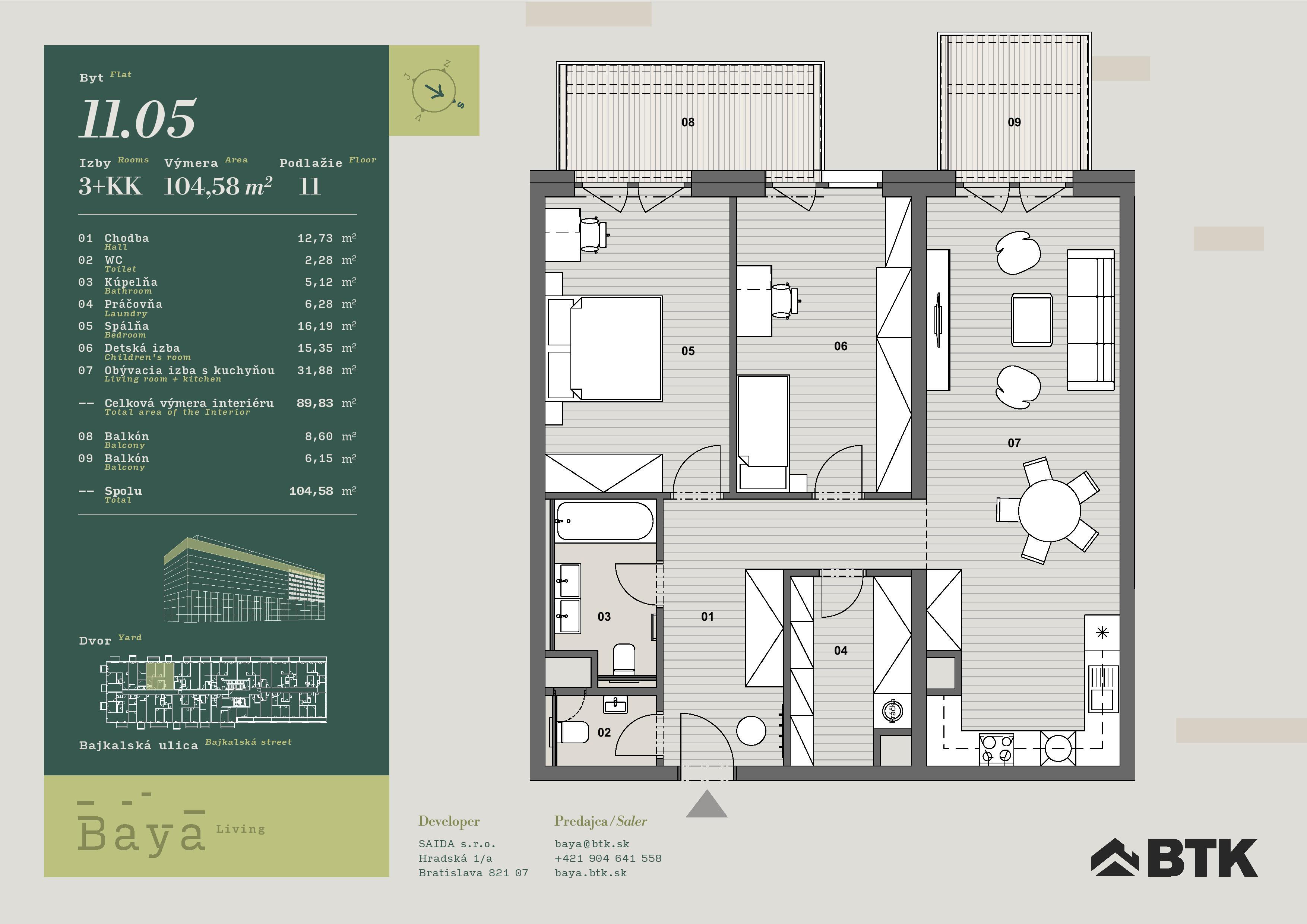 Baya - 11.05 - Pôdorys
