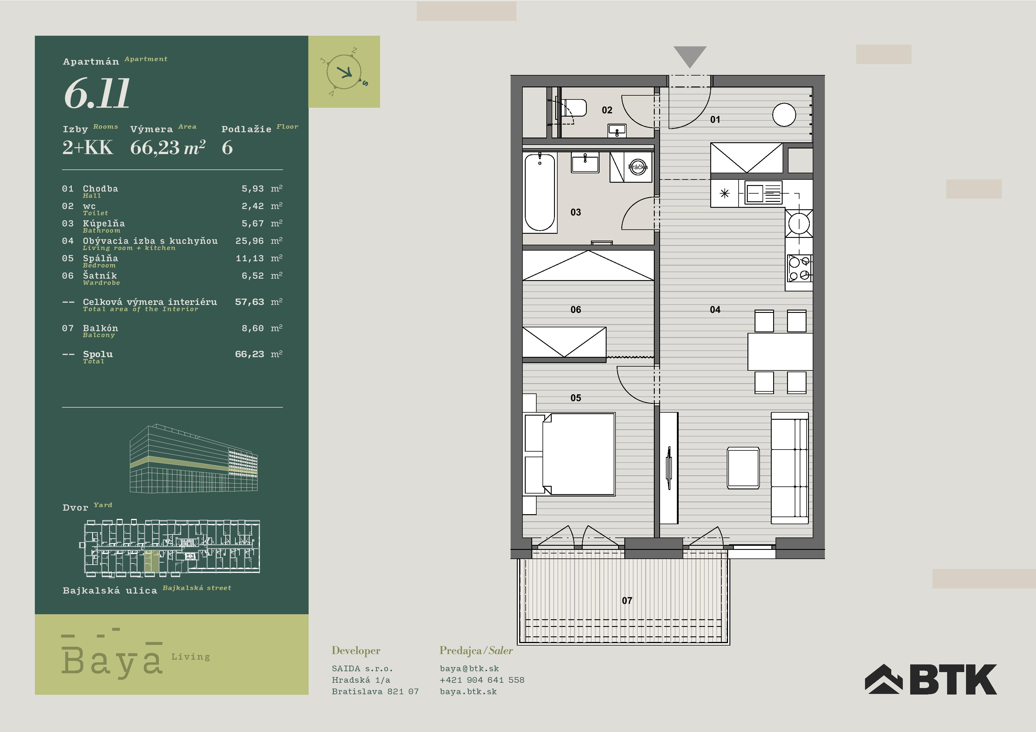 Baya - 6.11 - Pôdorys