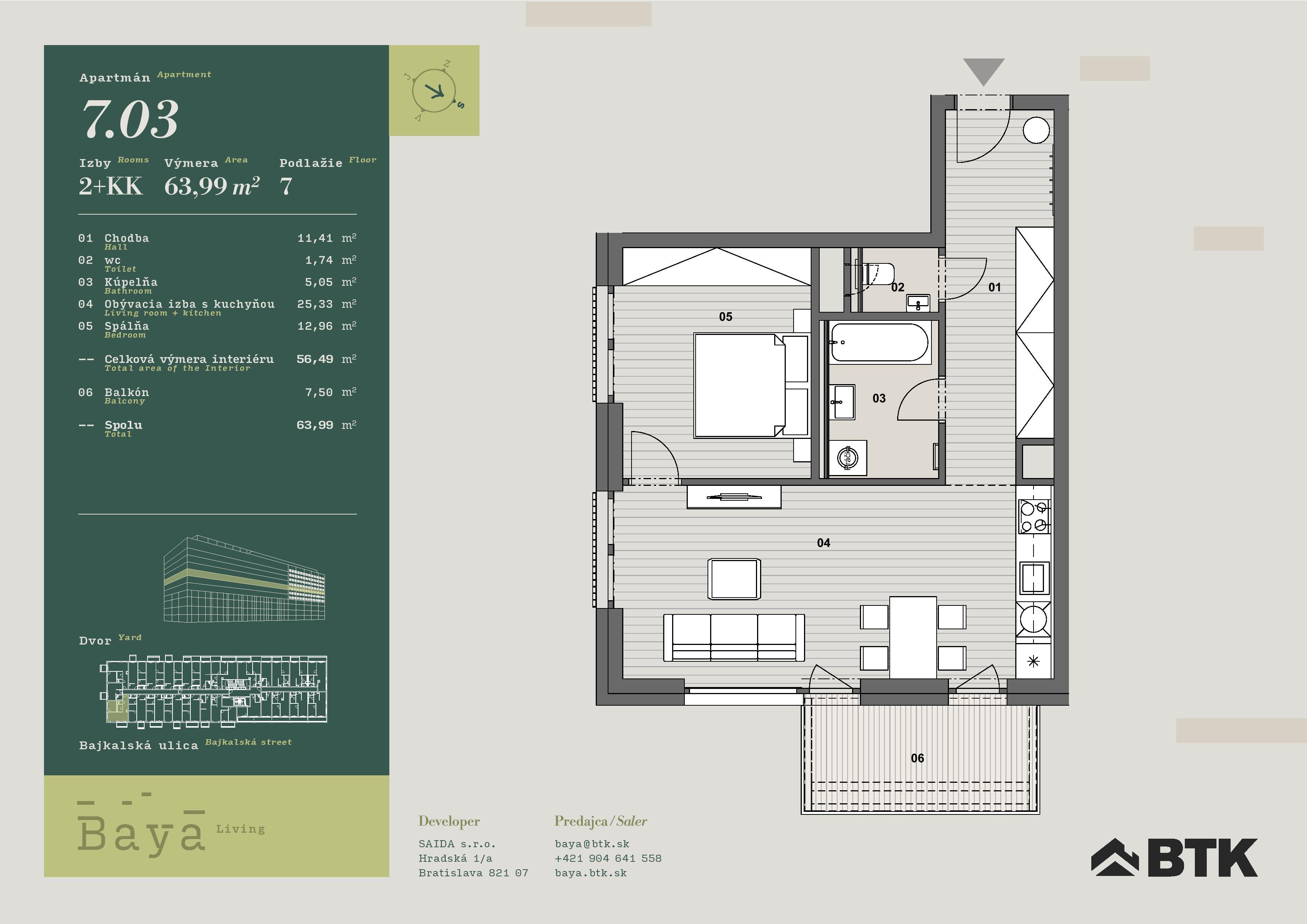 Baya - 7.03 - Pôdorys