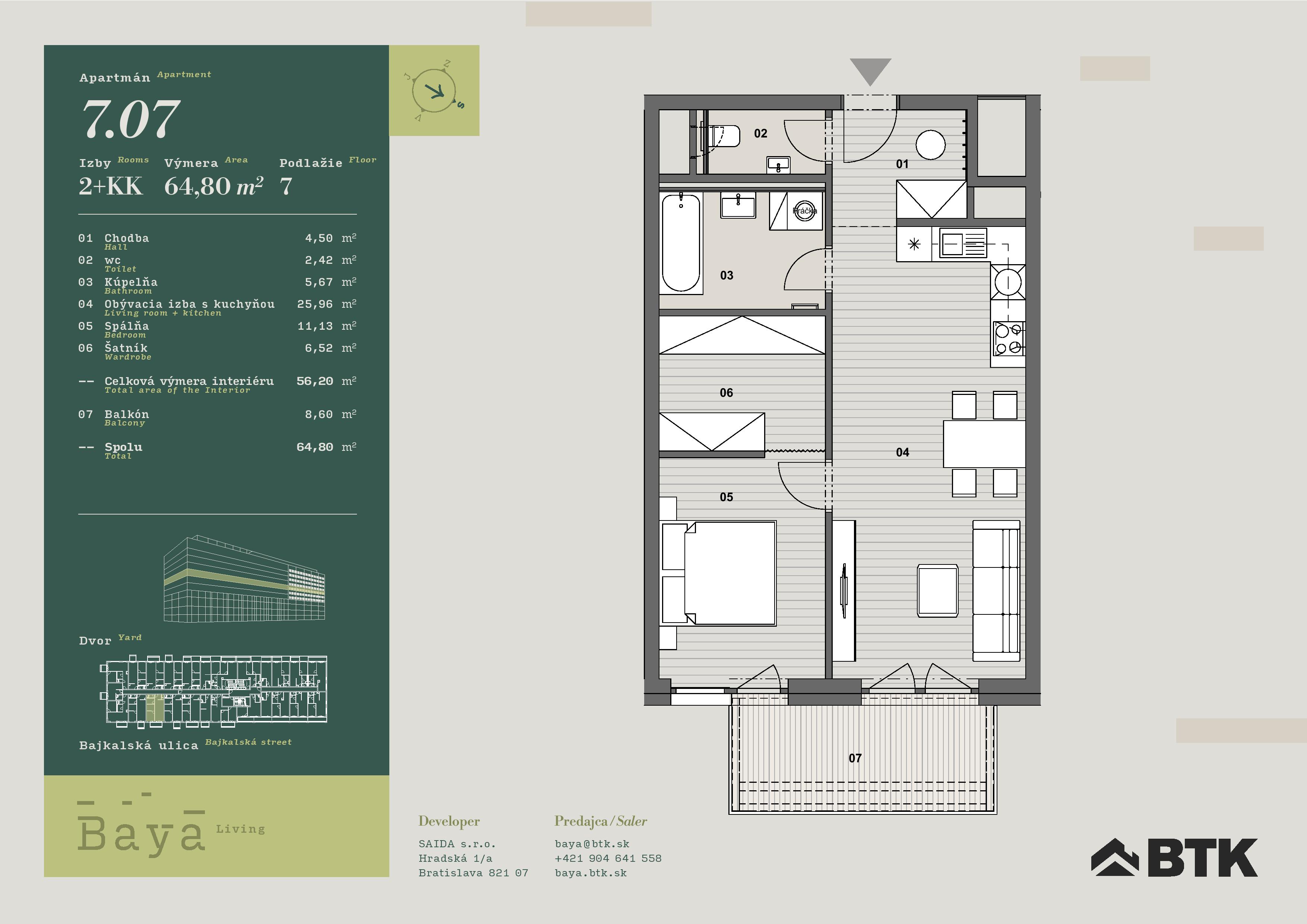 Baya - 7.07 - Pôdorys