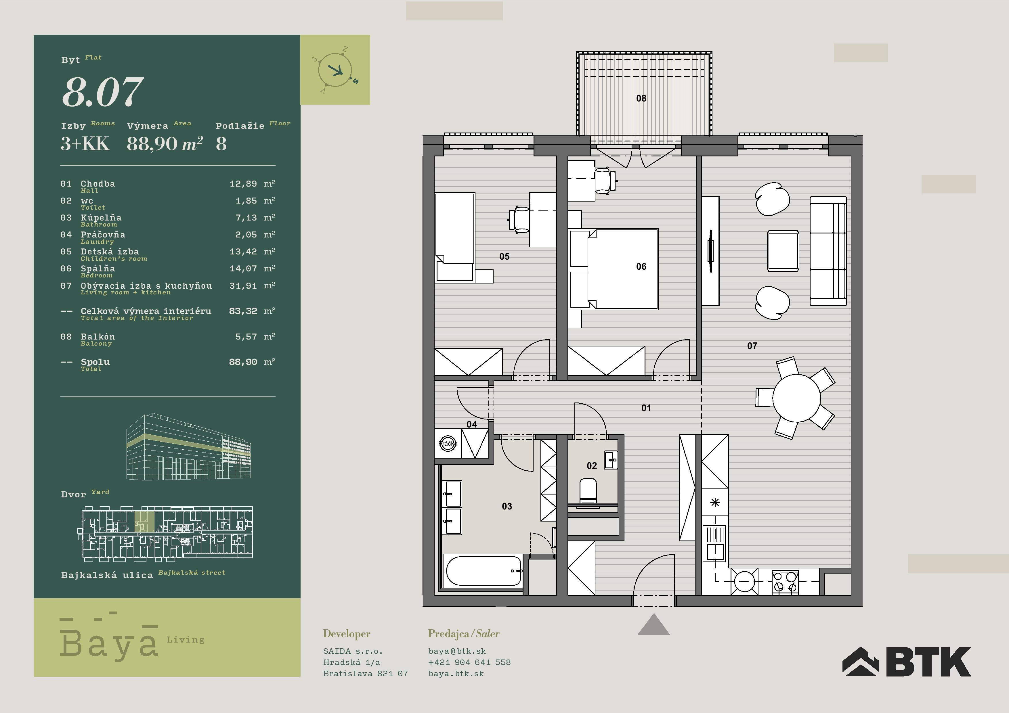 Baya - 8.07 - Pôdorys