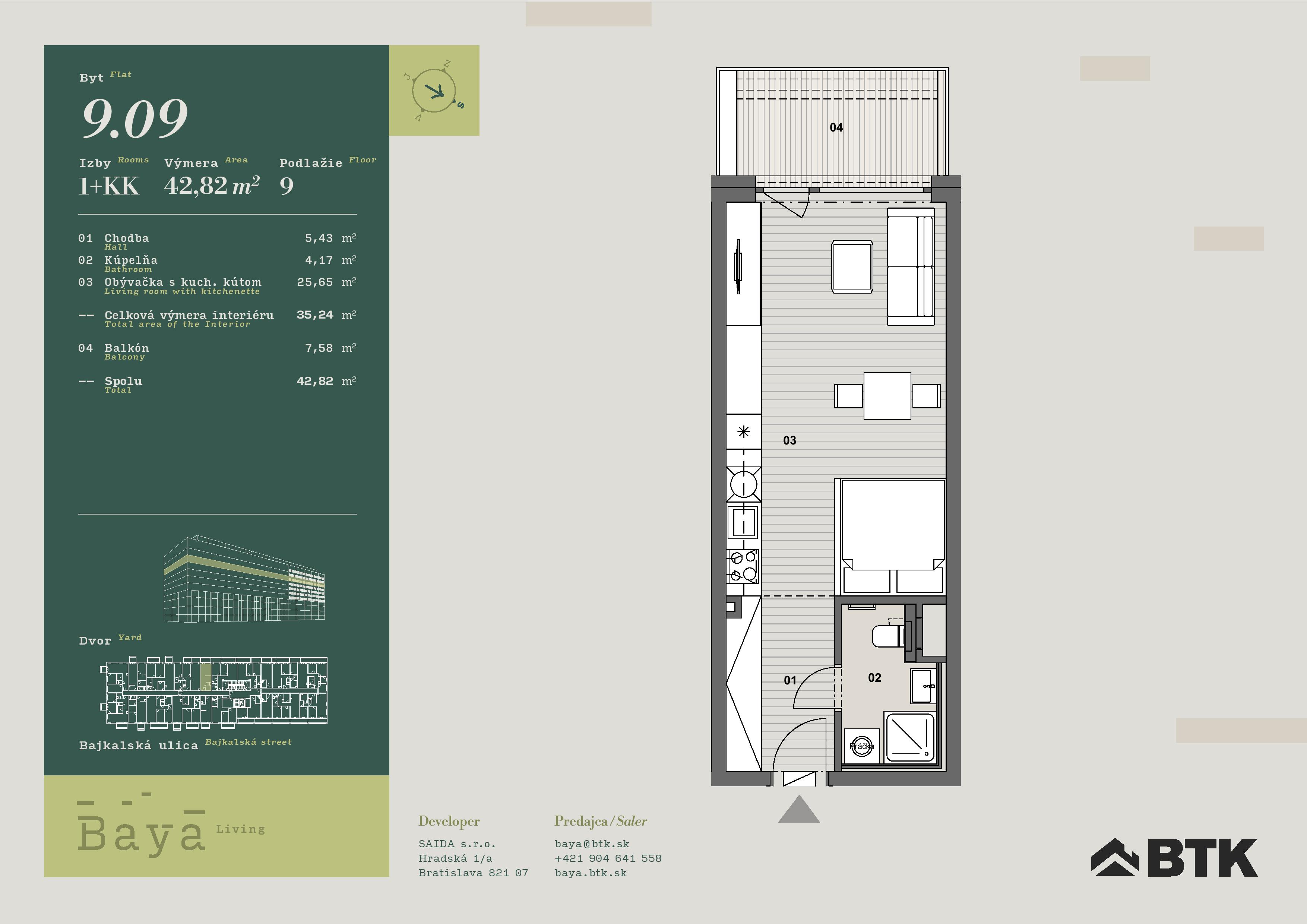 Baya - 9.09 - Pôdorys