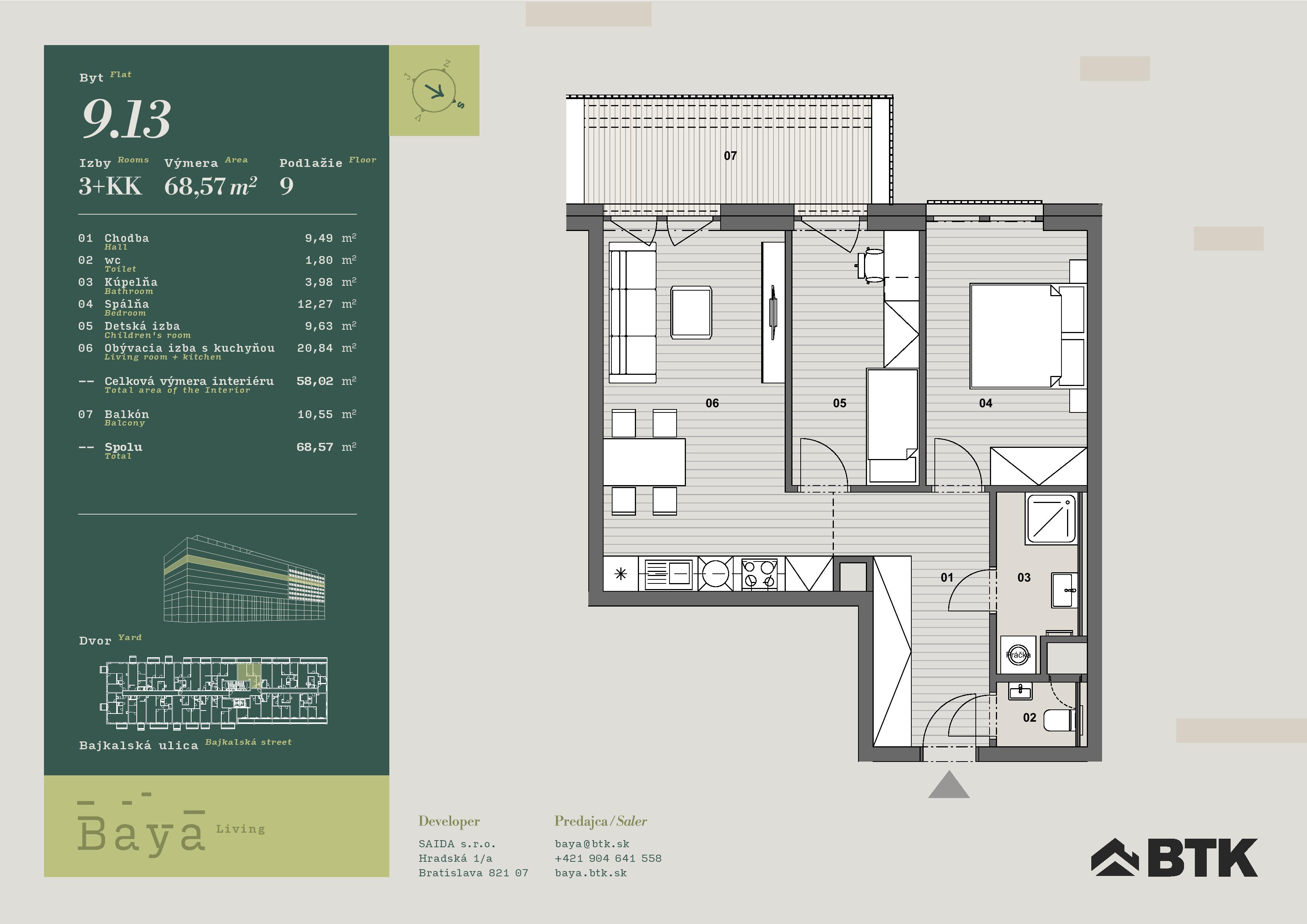 Baya - 9.13 - Pôdorys