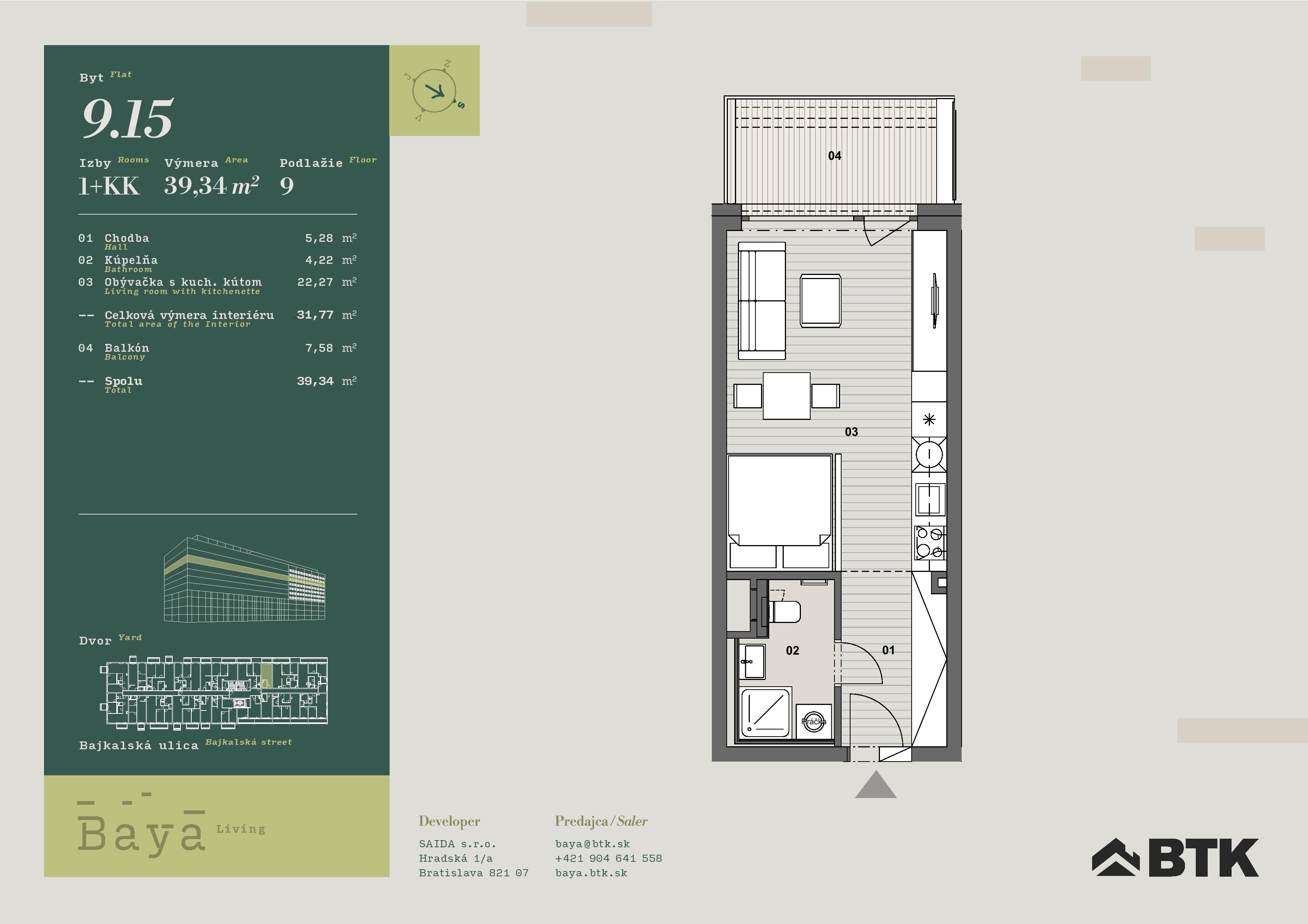 Baya - 9.15 - Pôdorys