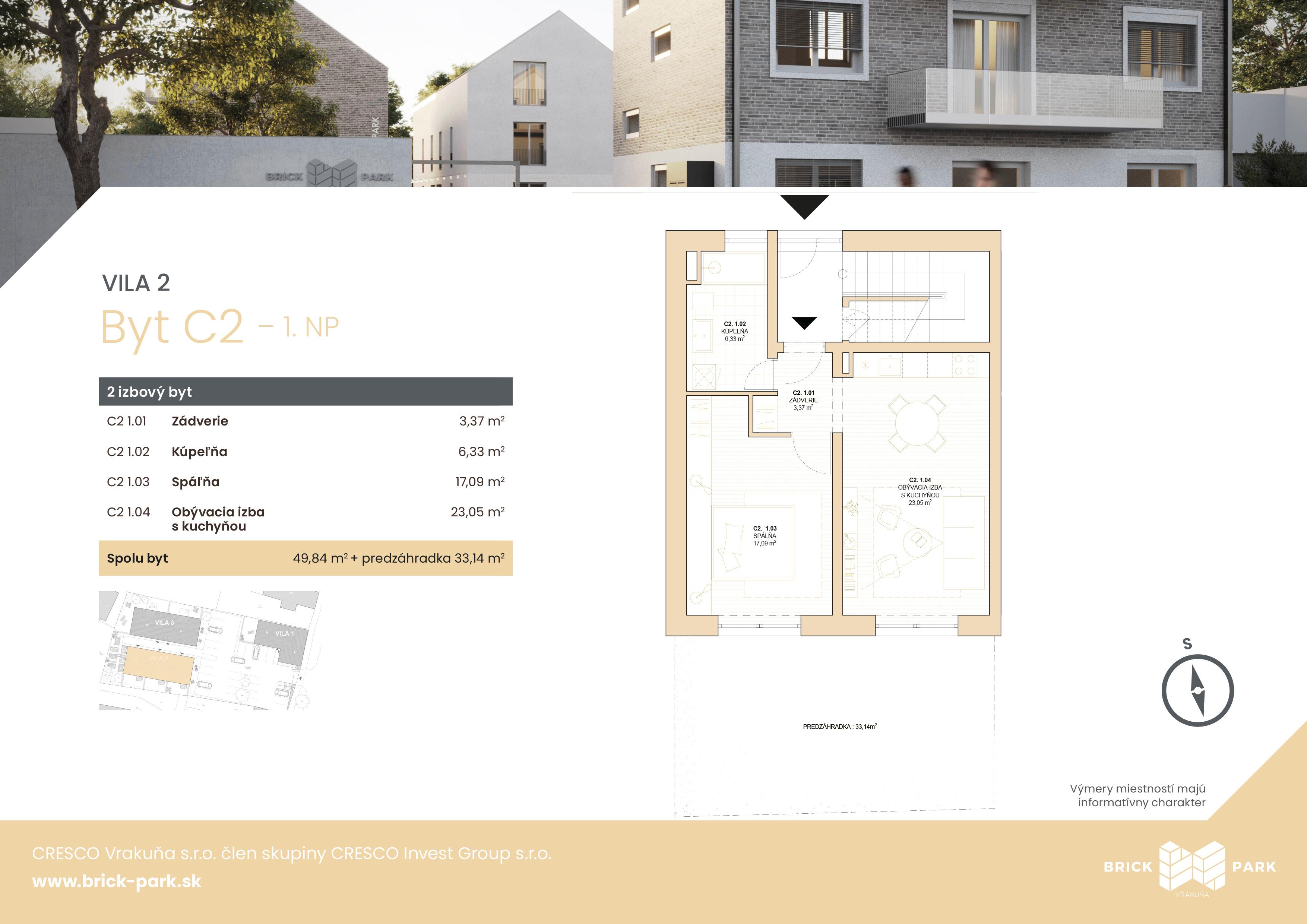 BRICK PARK - C2 - Pôdorys