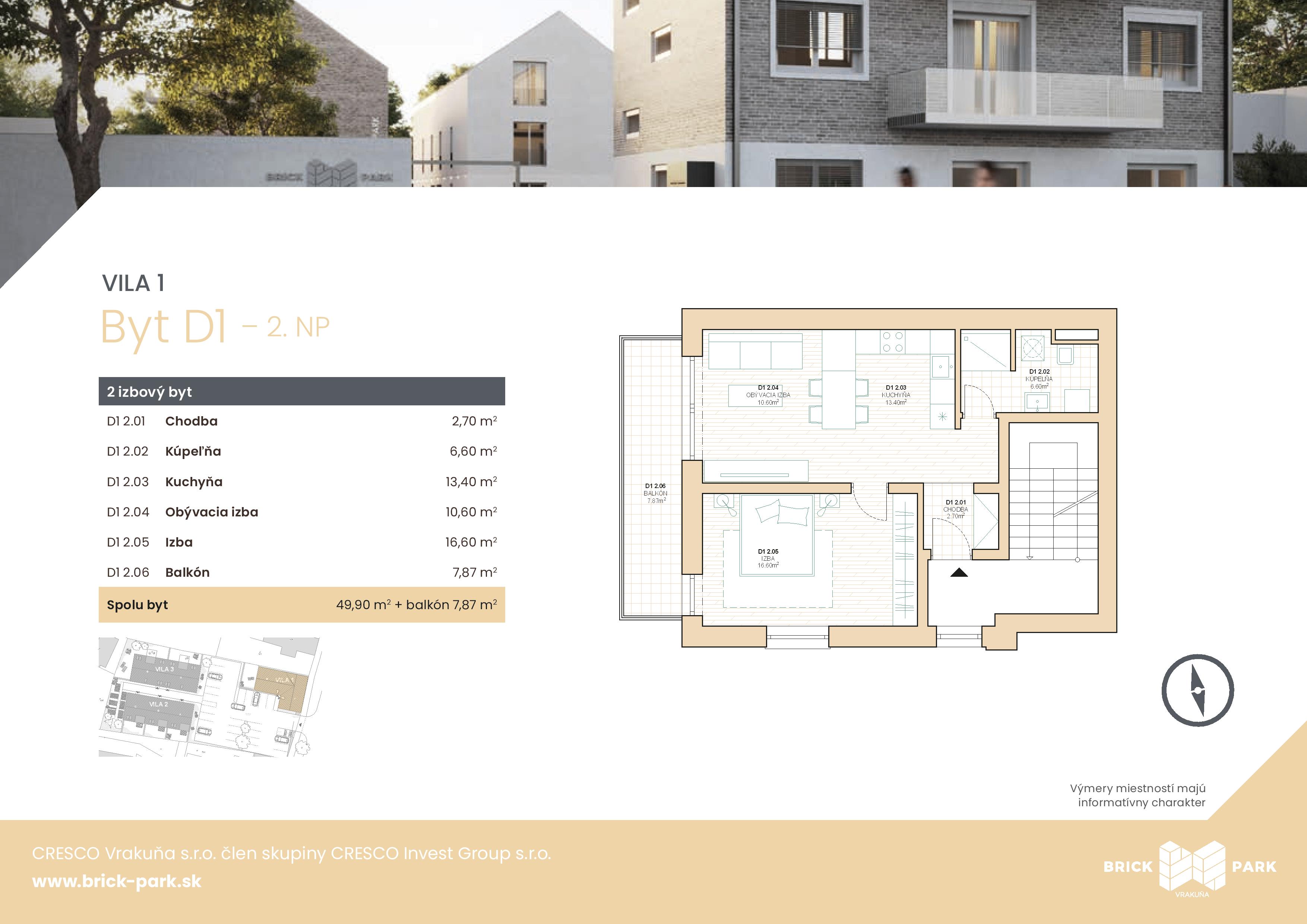 BRICK PARK - D1 - Pôdorys