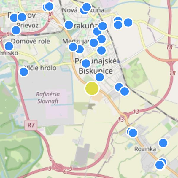 Bývanie svornosti - map