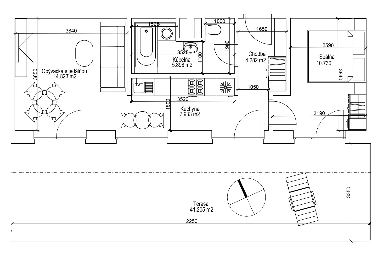 Bývanie svornosti - B05 - Pôdorys