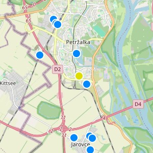 CityPark Petržalka - map