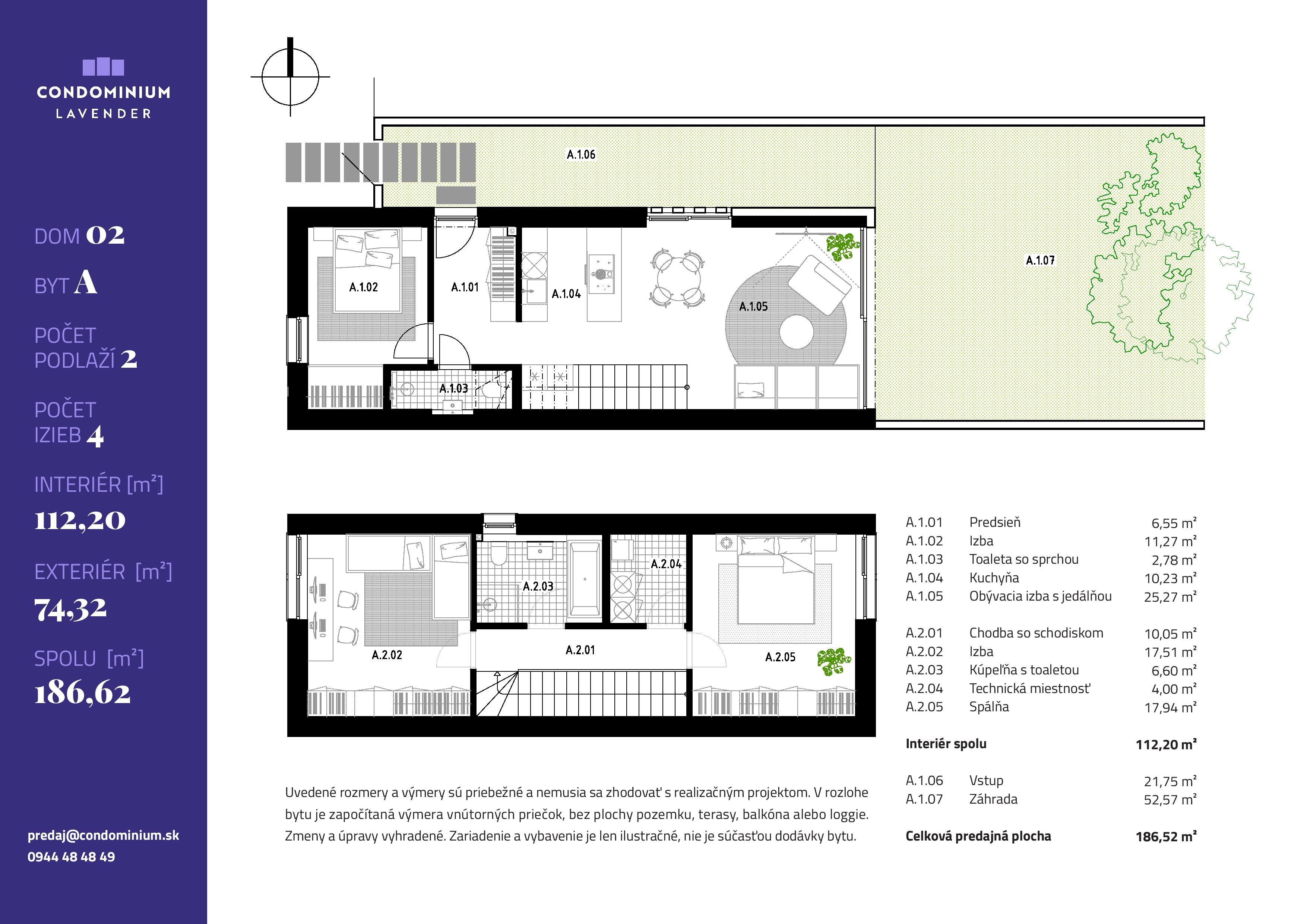 Condominium Lavender - 2A - Pôdorys