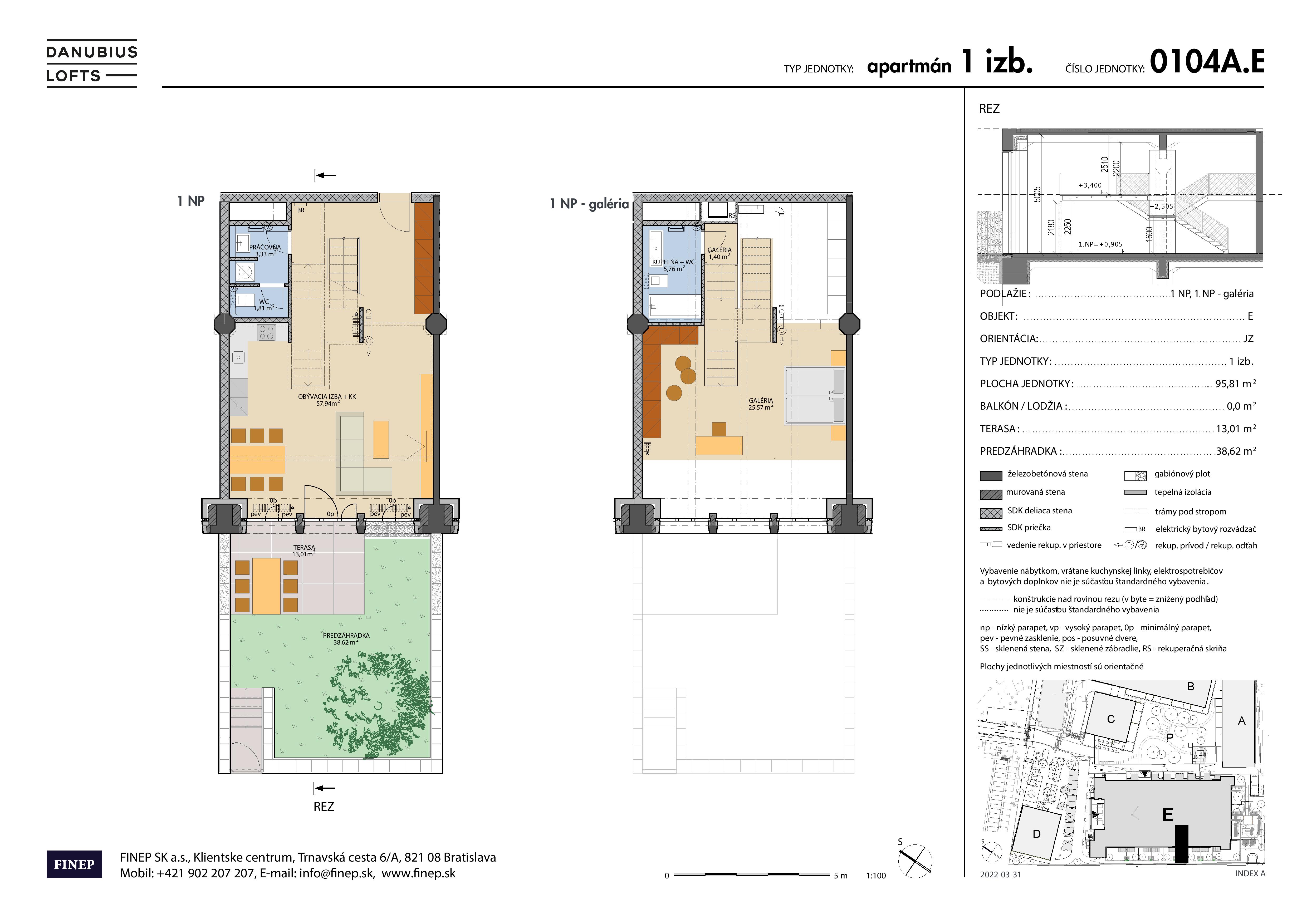 Danubius - 0104A.E - Pôdorys