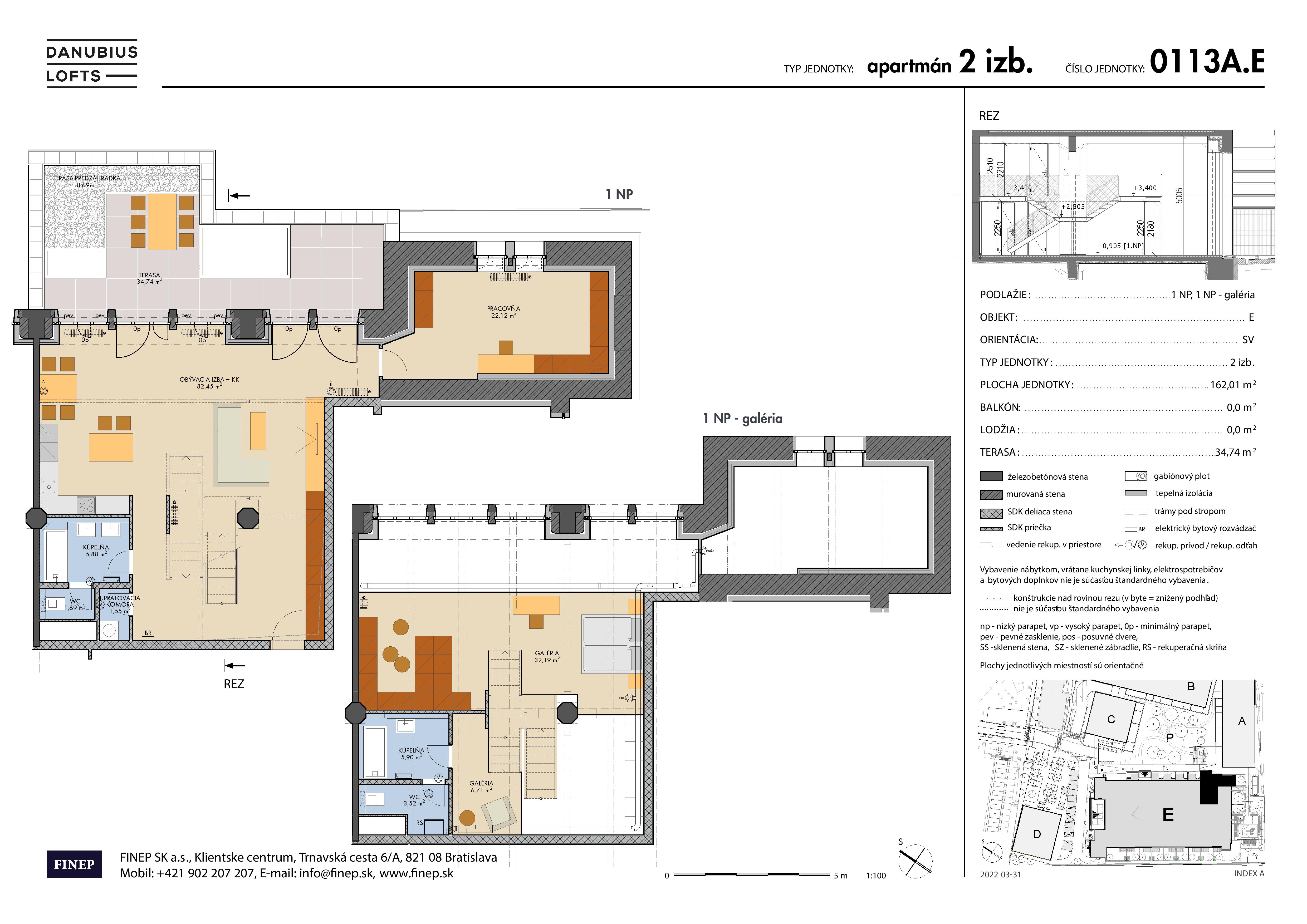 Danubius - 0113A.E - Pôdorys