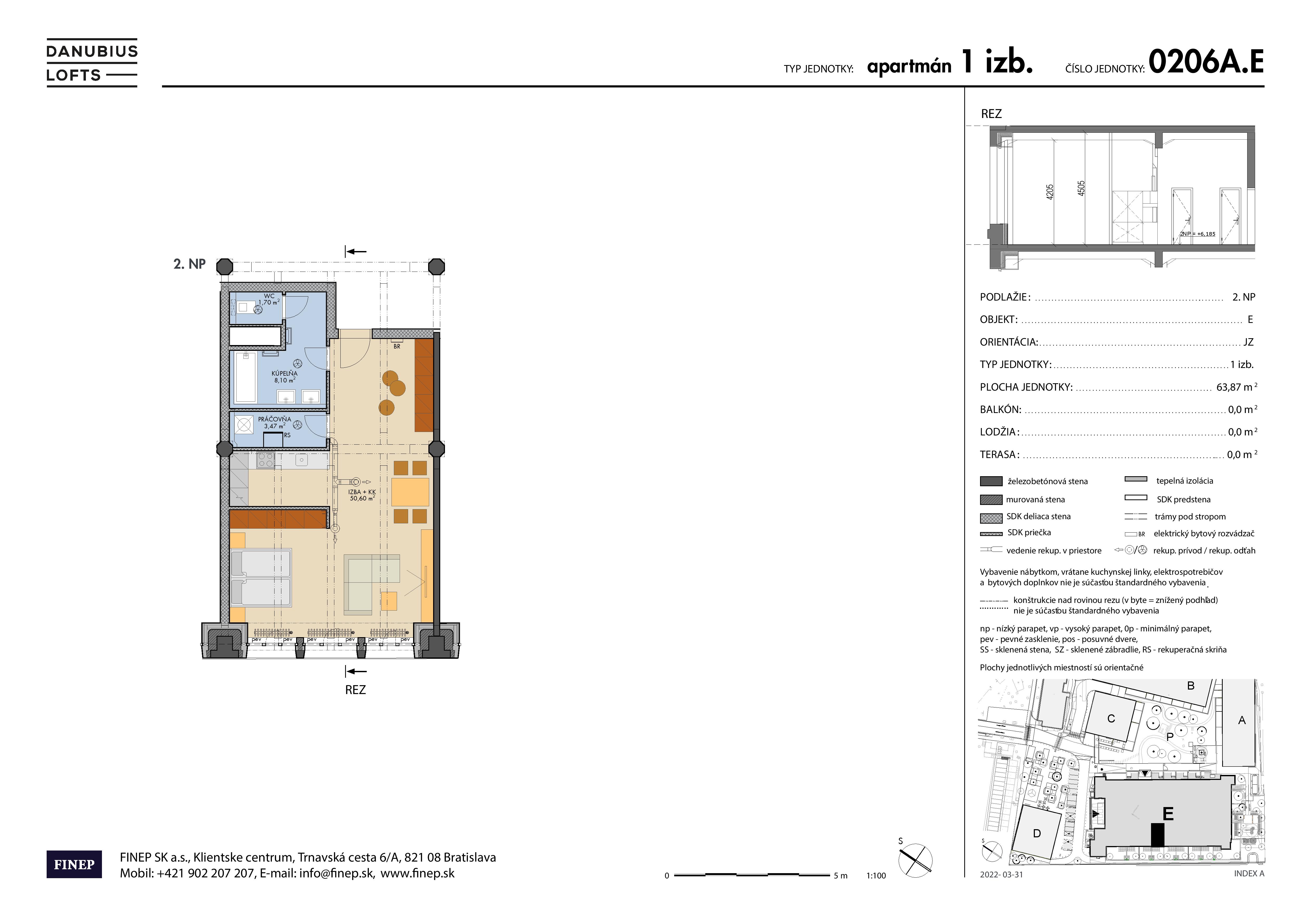 Danubius - 0206A.E - Pôdorys