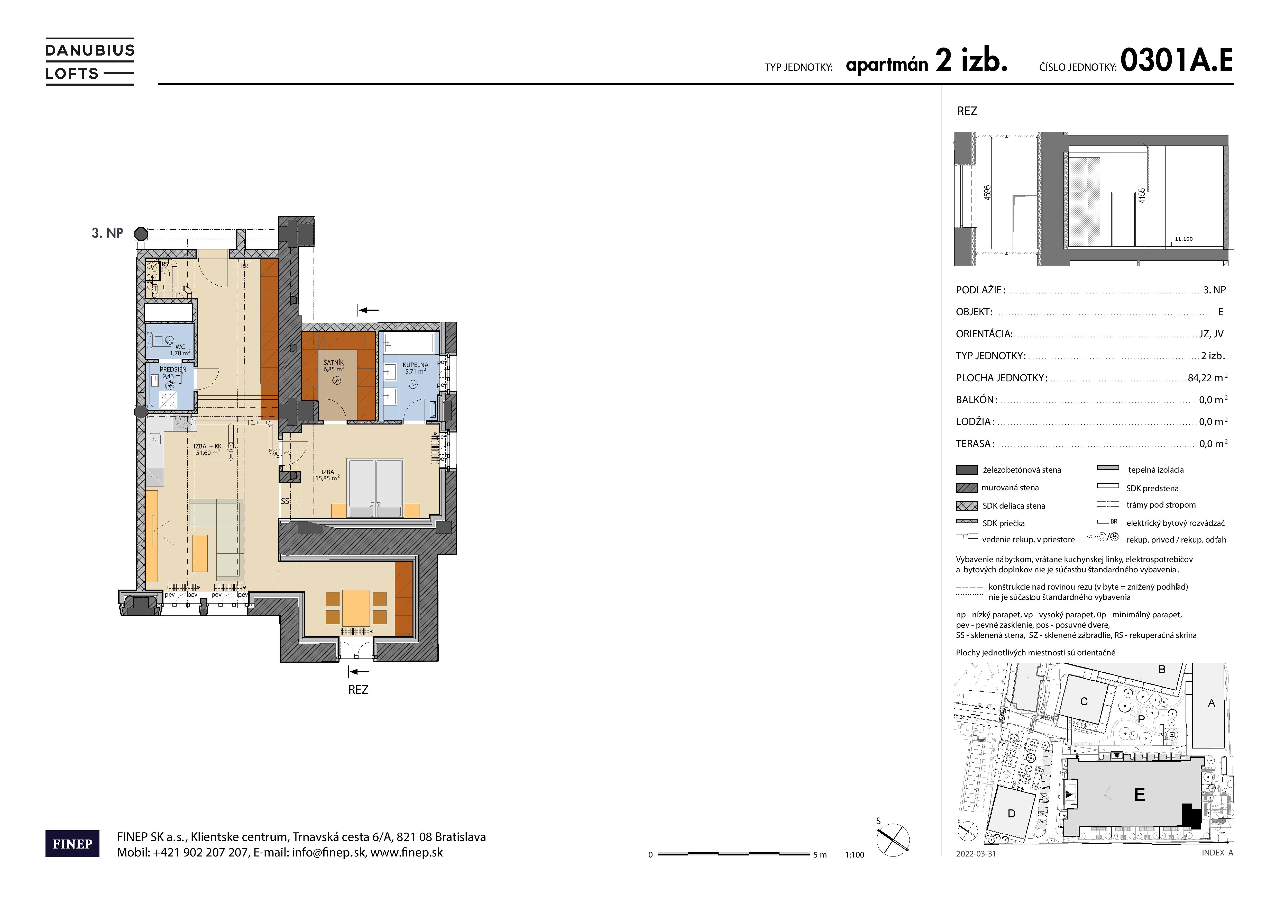 Danubius - 0301A.E - Pôdorys