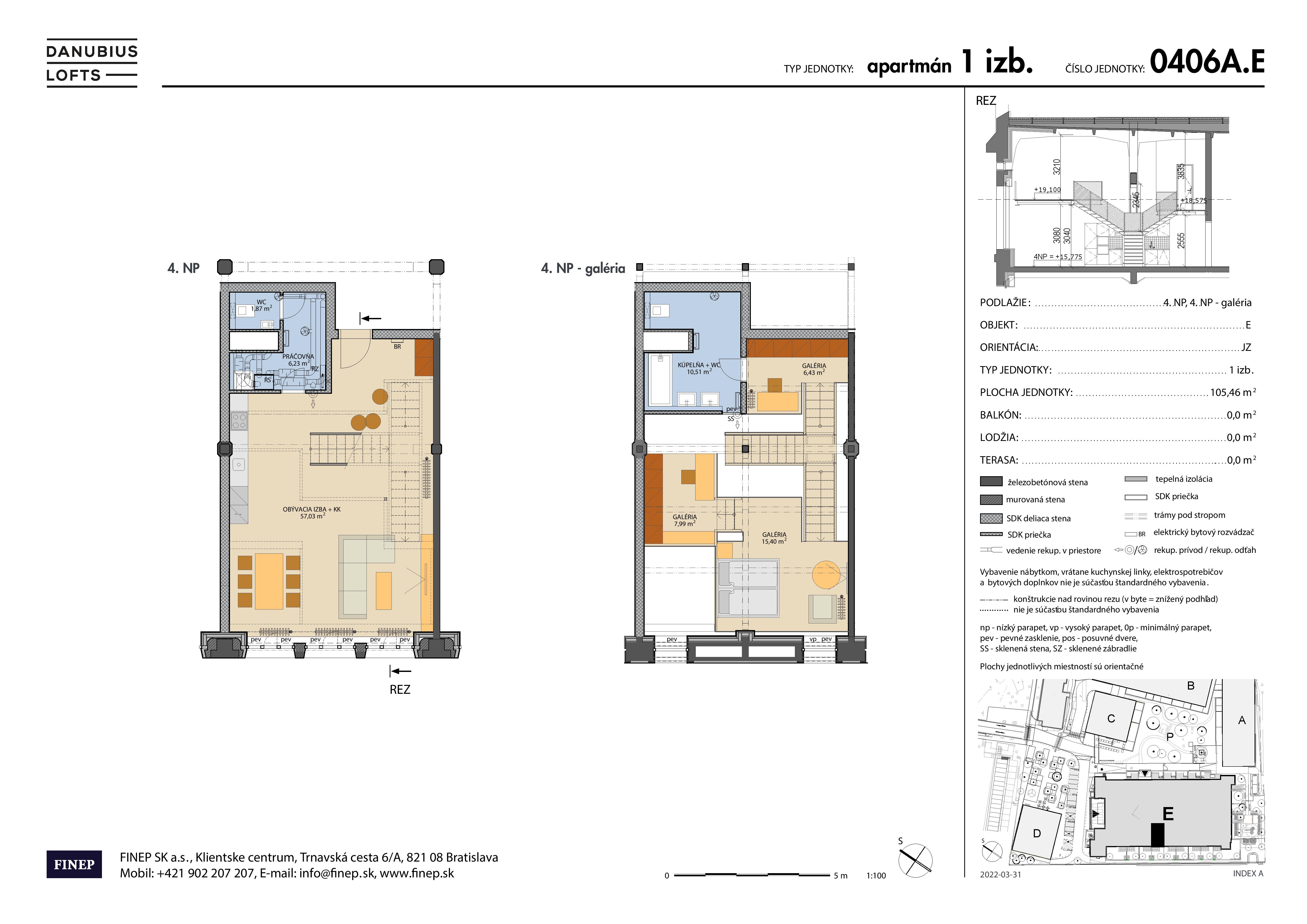 Danubius - 0406A.E - Pôdorys