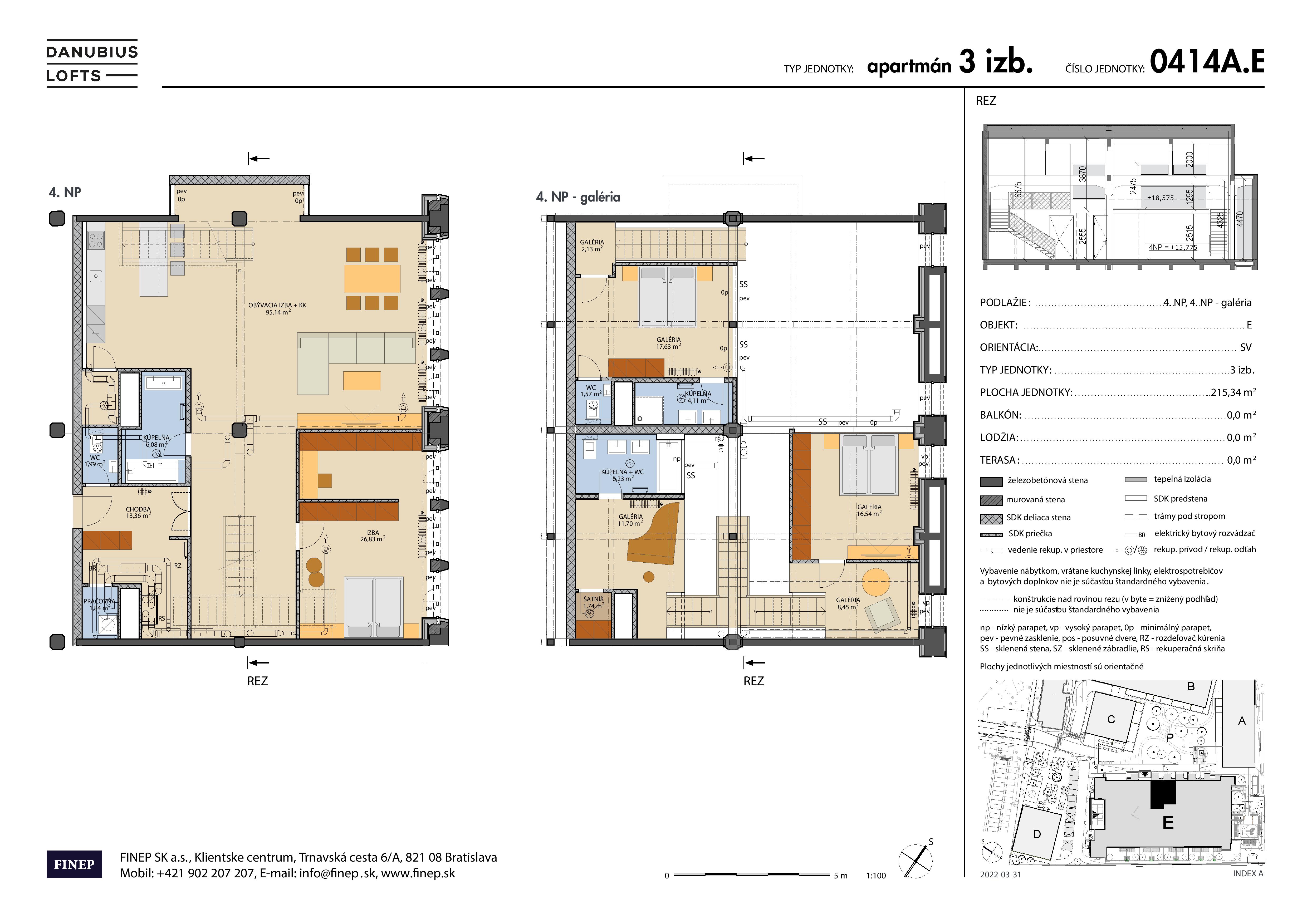 Danubius - 0414A.E - Pôdorys