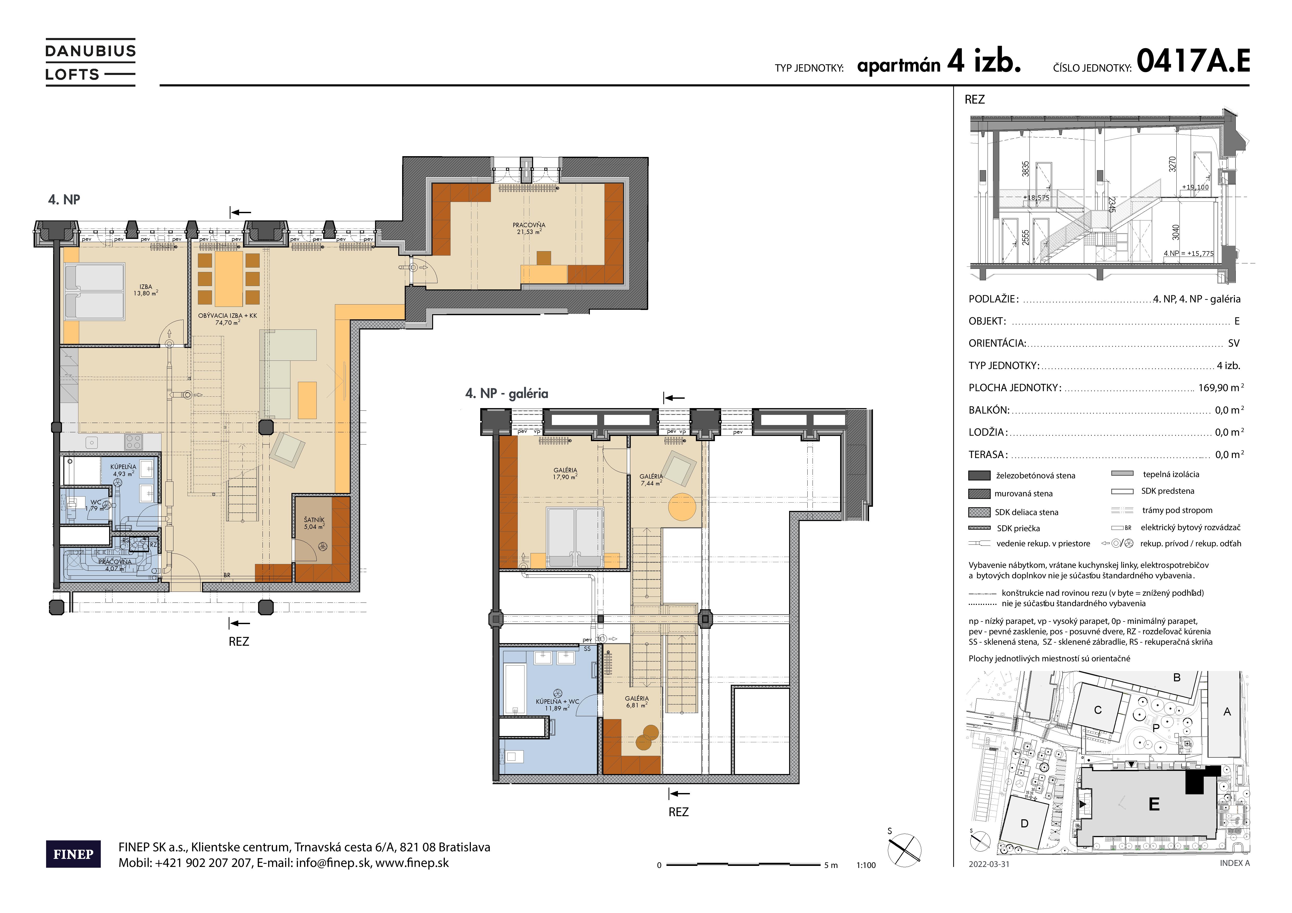 Danubius - 0417A.E - Pôdorys