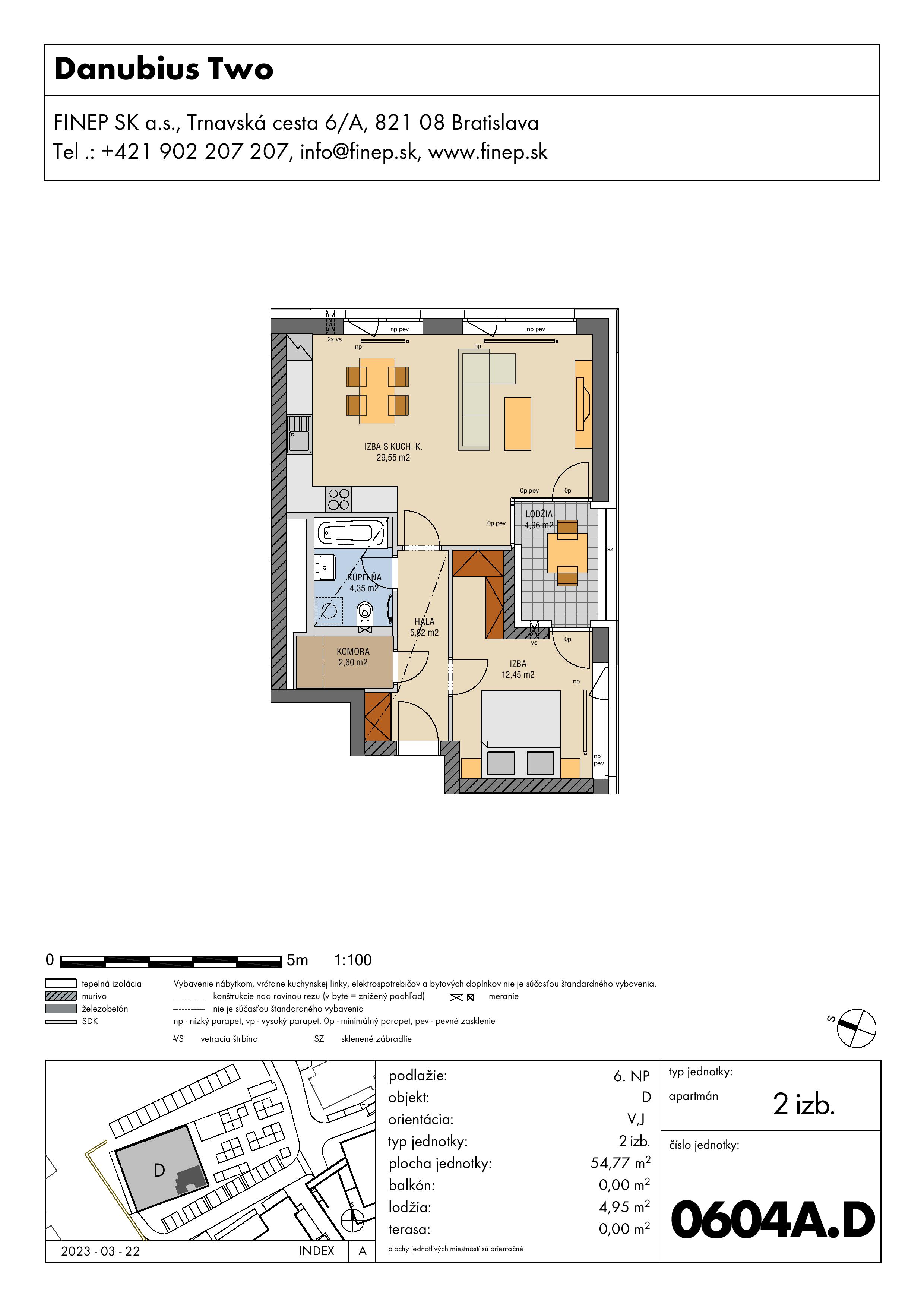 Danubius - 0604A.D - Pôdorys