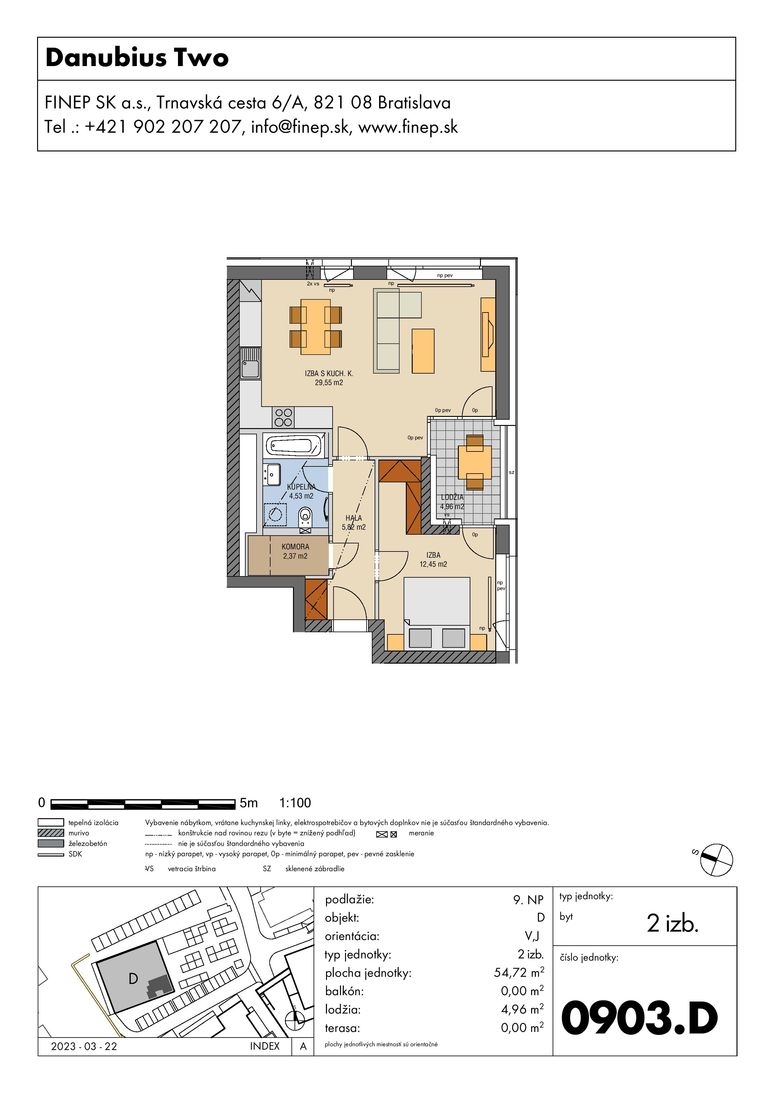 Danubius - 0903.D - Pôdorys