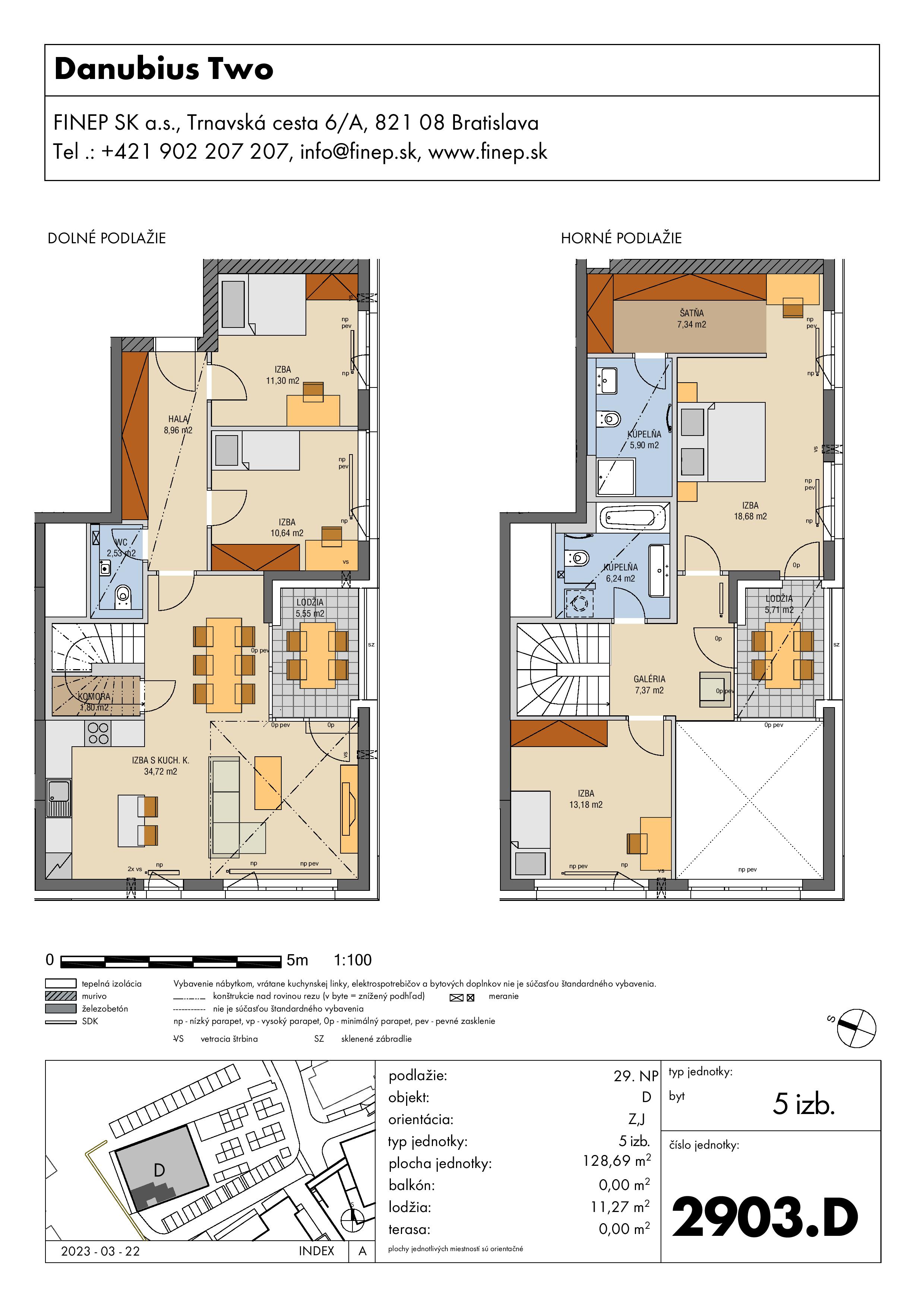 Danubius - 2903.D - Pôdorys
