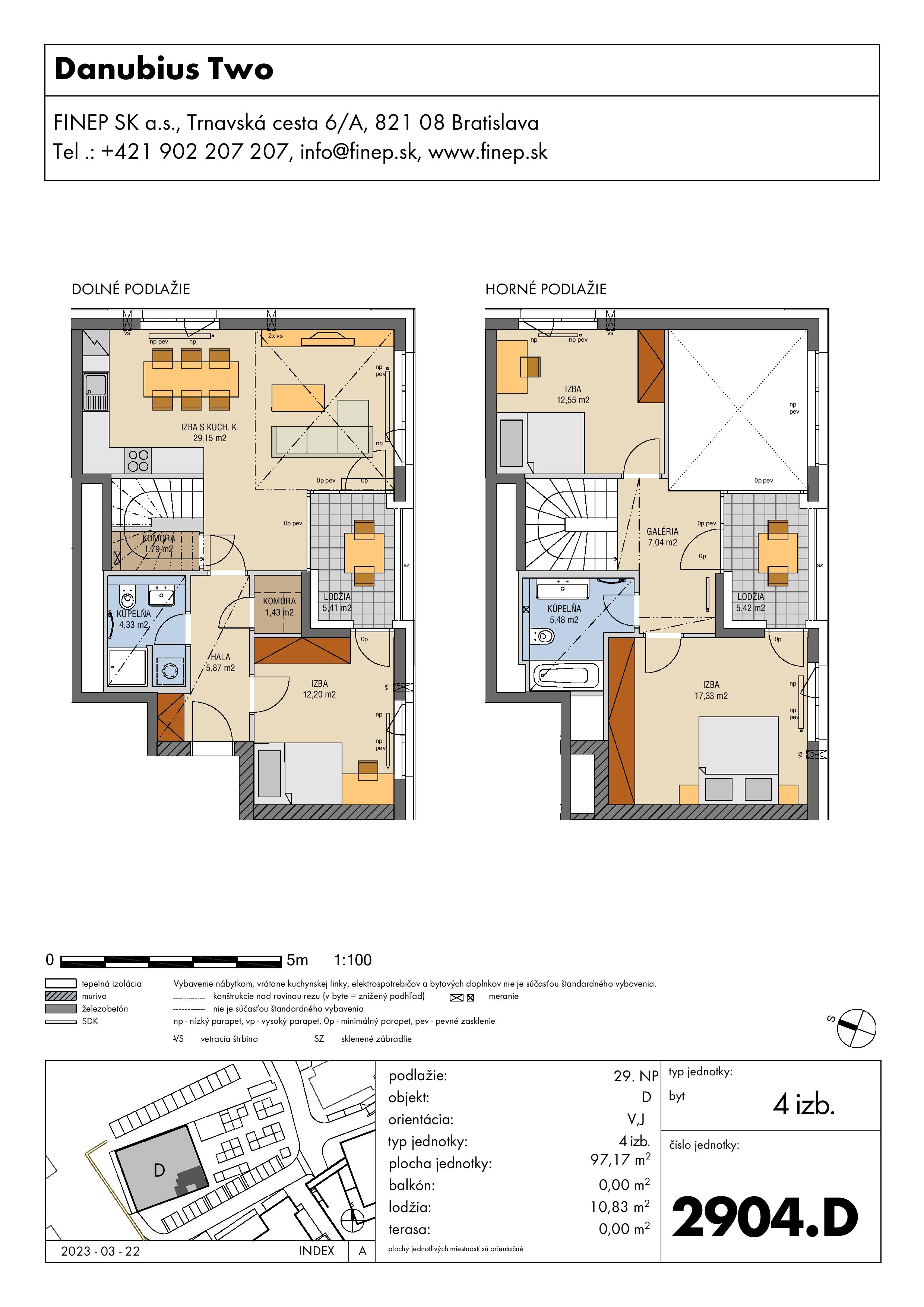 Danubius - 2904.D - Pôdorys