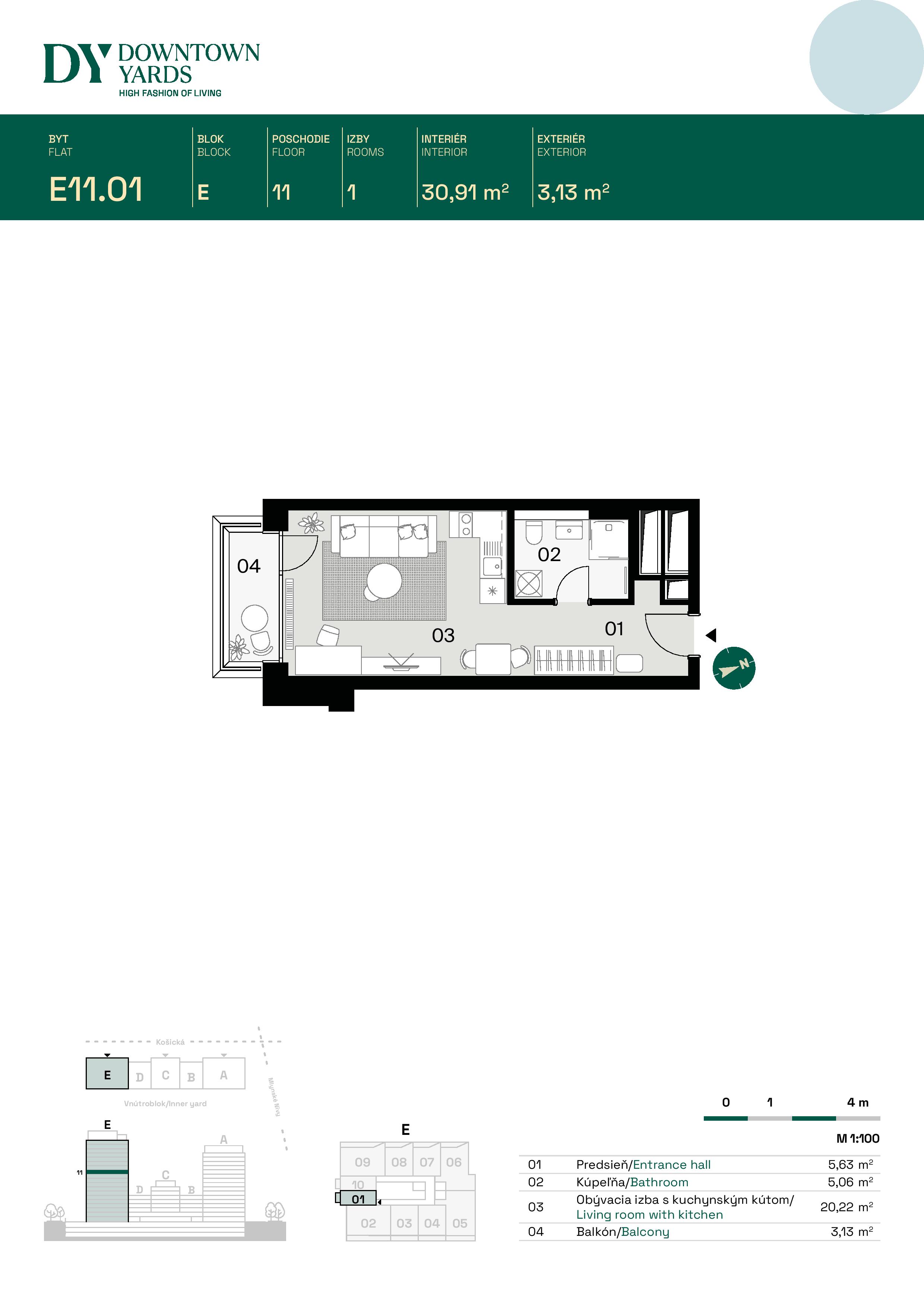 Downtown Yards - E11.01 - Pôdorys