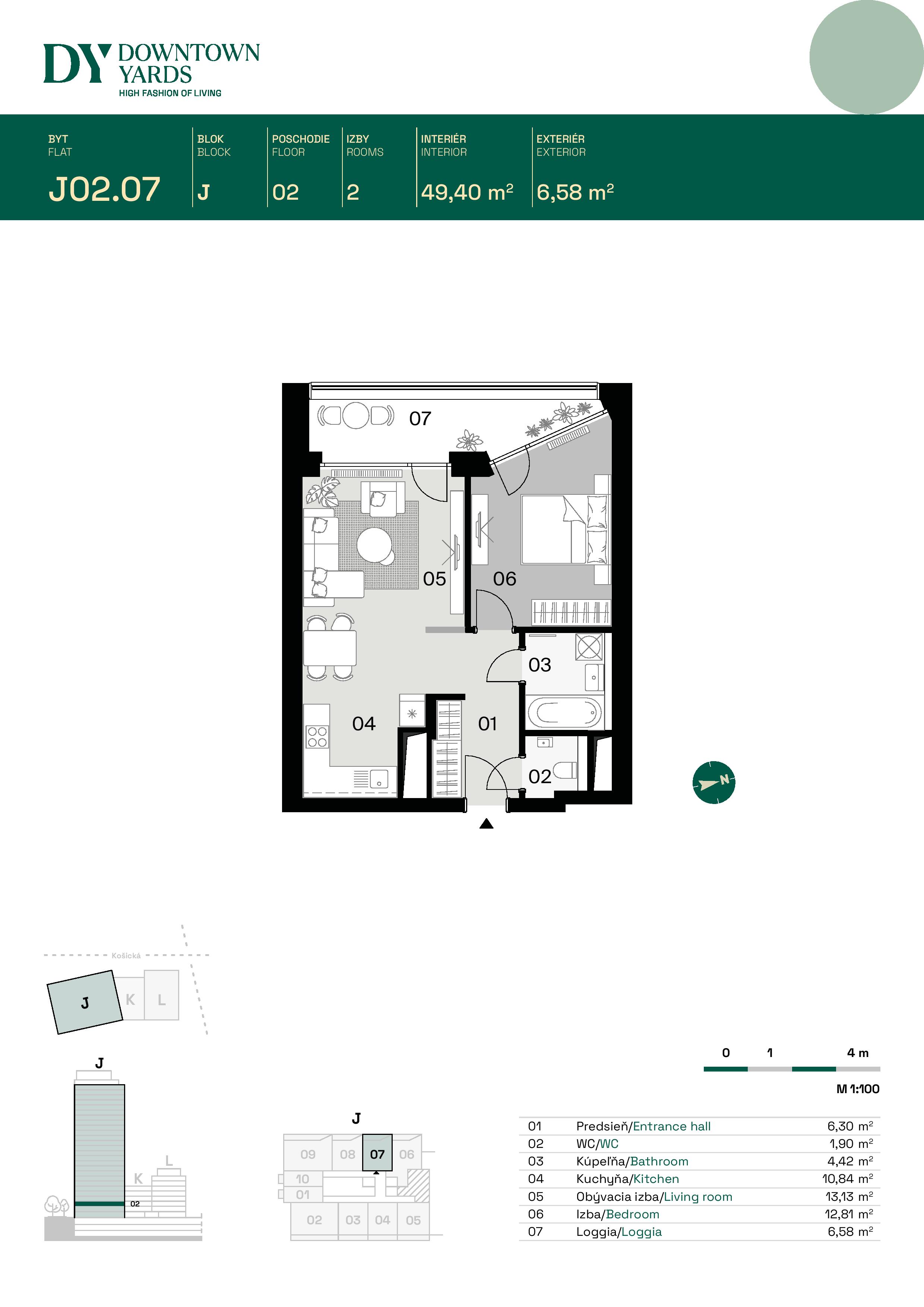 Downtown Yards - J02.07 - Pôdorys