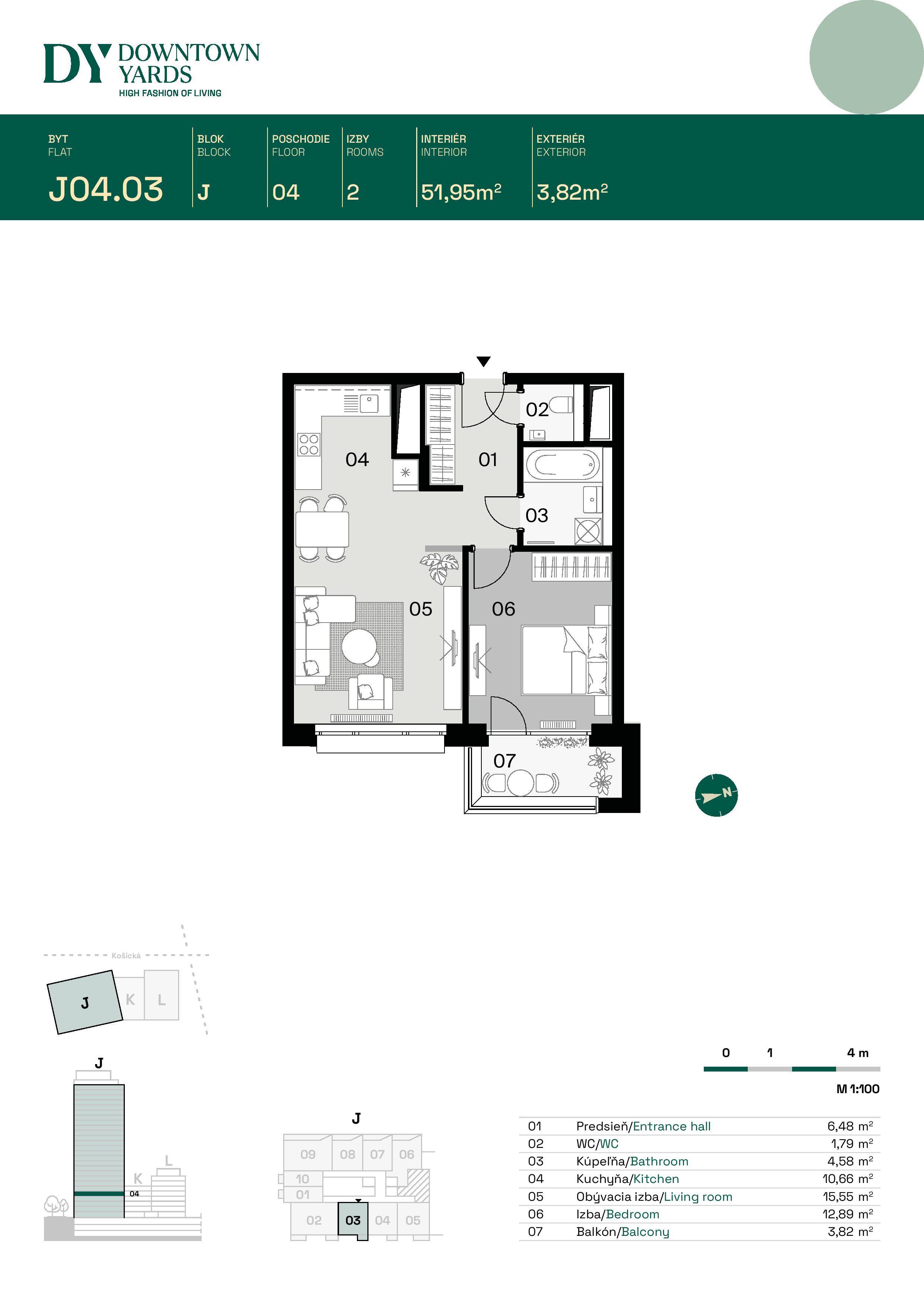 Downtown Yards - J04.03 - Pôdorys