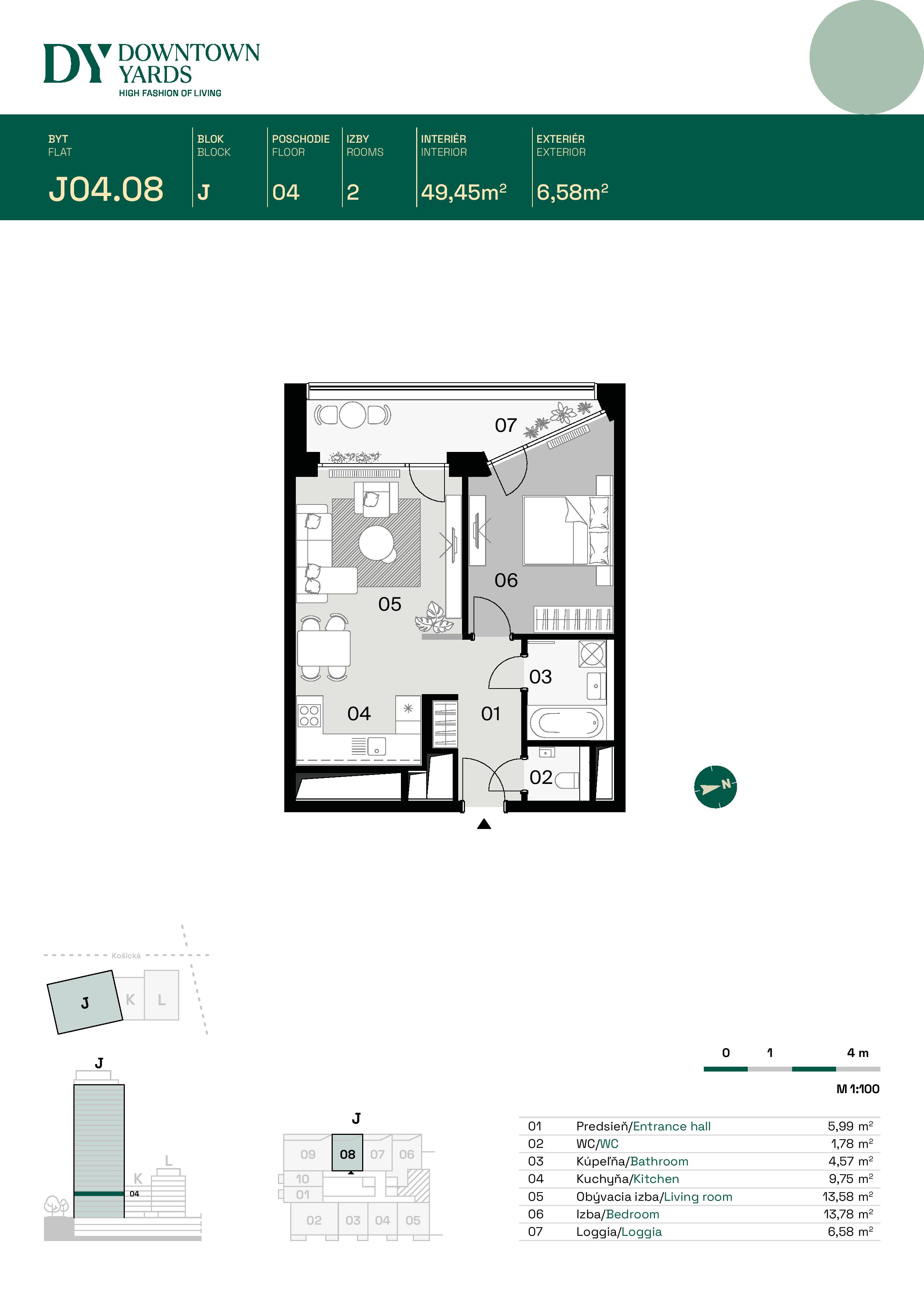 Downtown Yards - J04.08 - Pôdorys