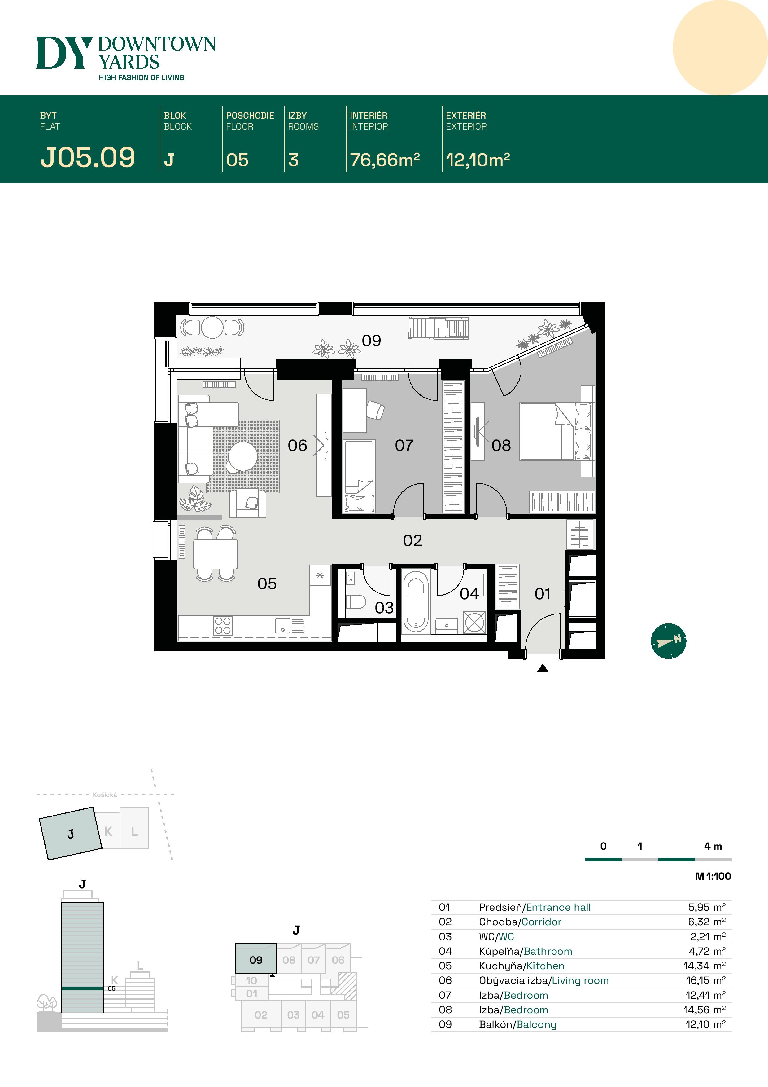 Downtown Yards - J05.09 - Pôdorys