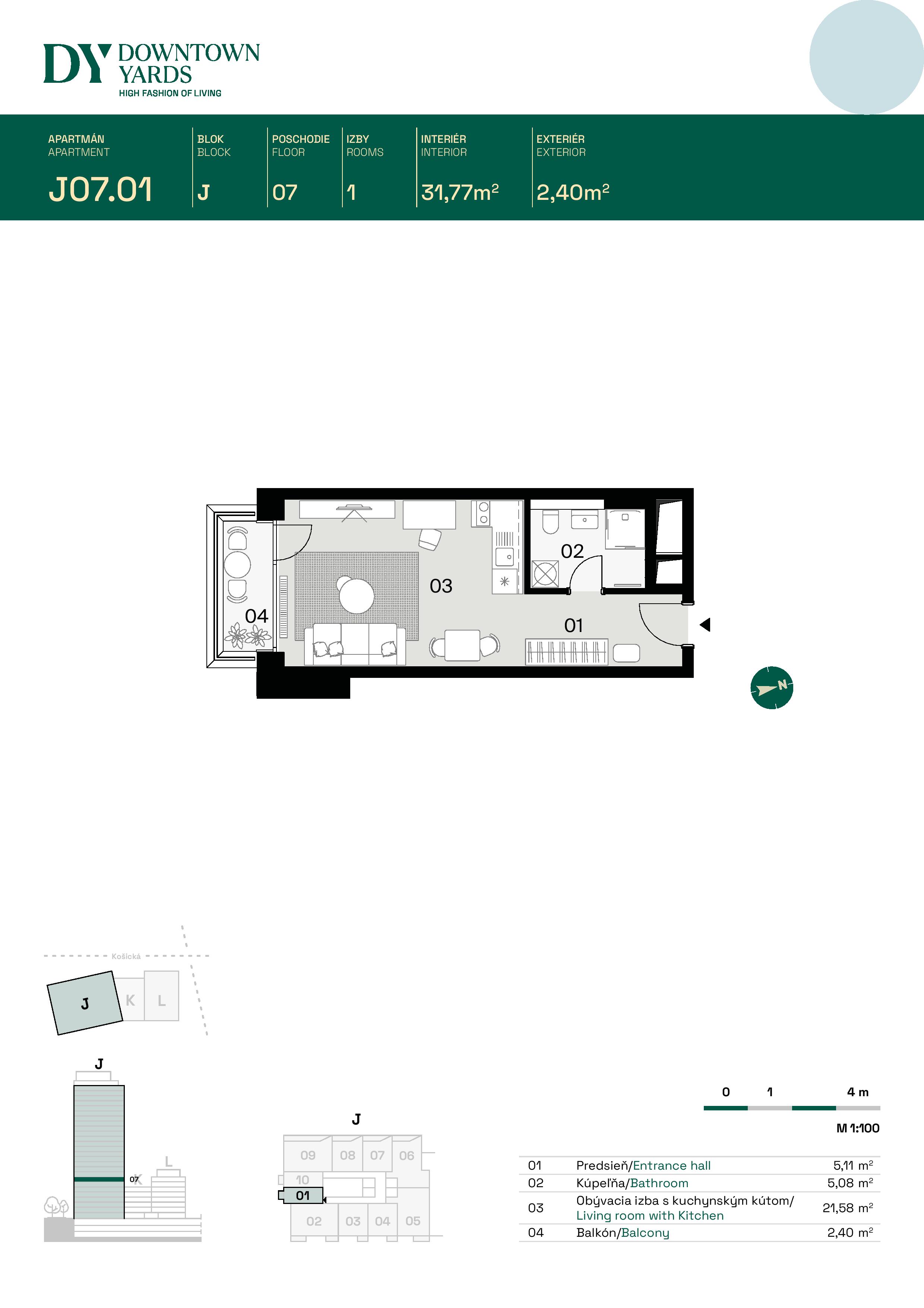 Downtown Yards - J07.01 - Pôdorys