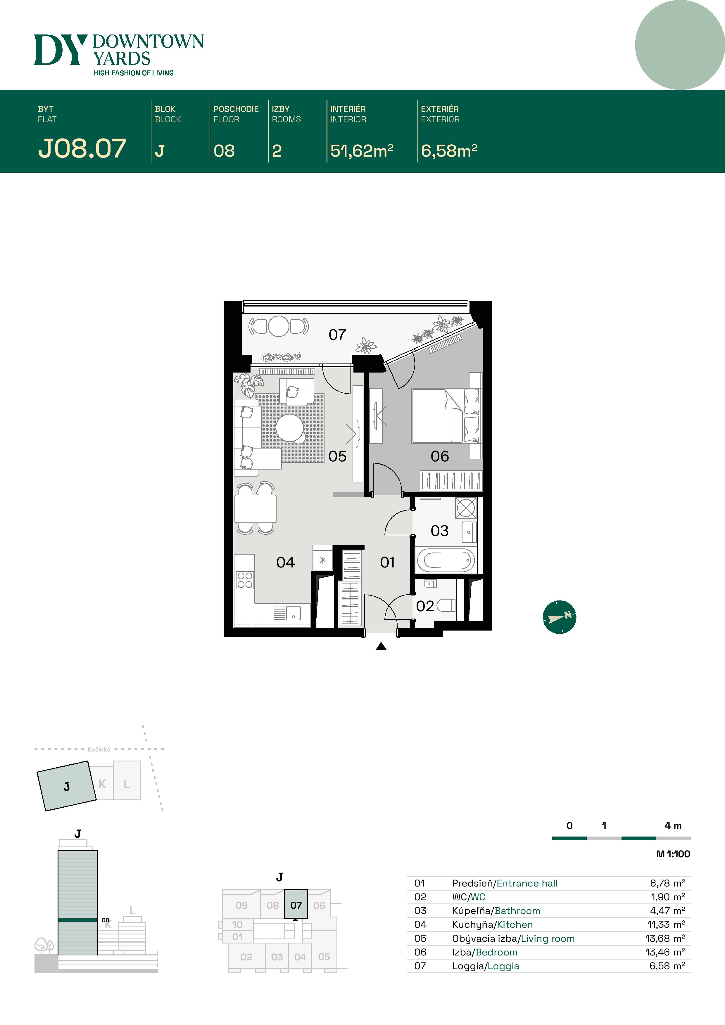 Downtown Yards - J08.07 - Pôdorys